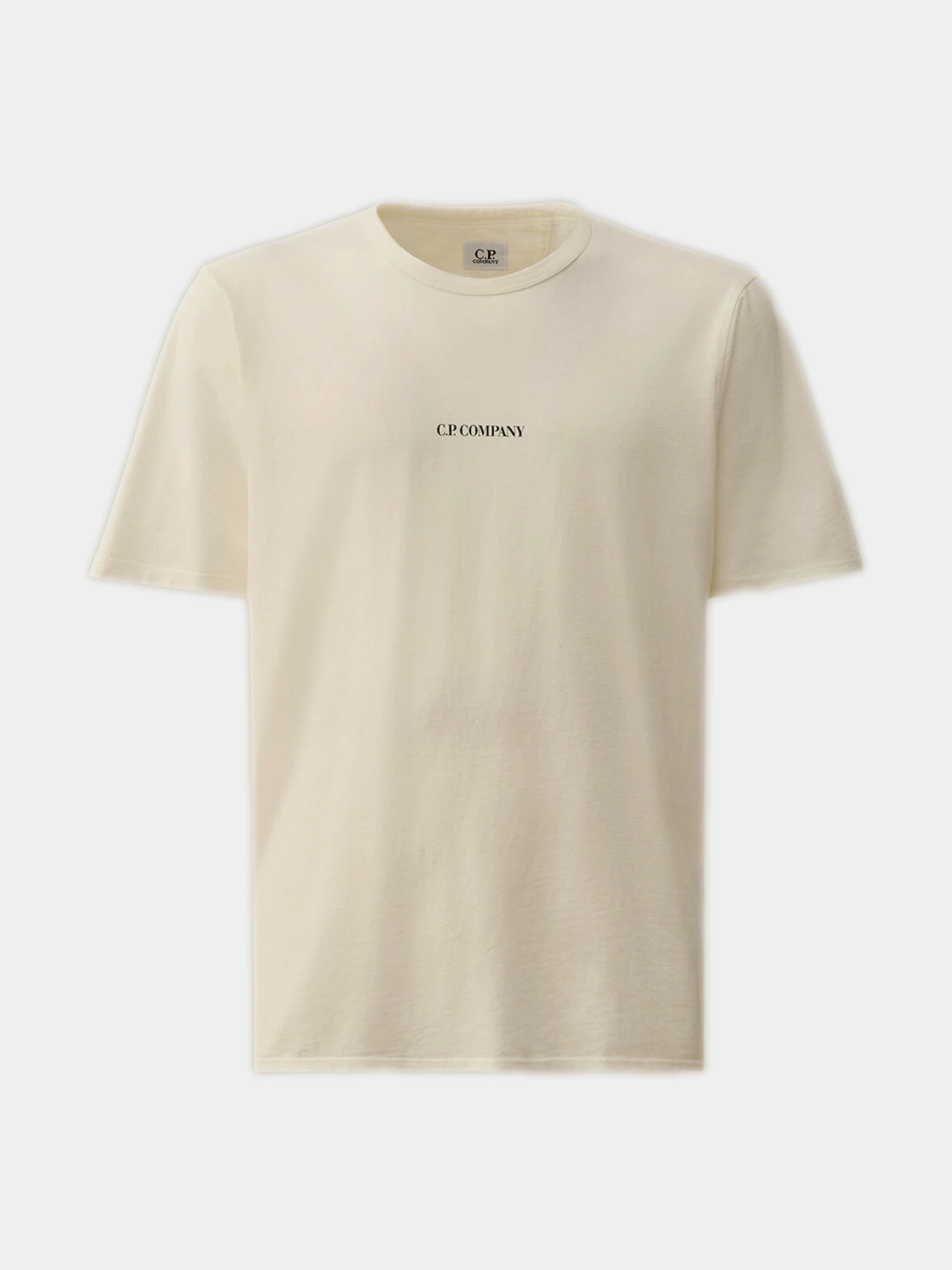 Футболка C.P. Company 24/1 Jersey Logo Gauze White
