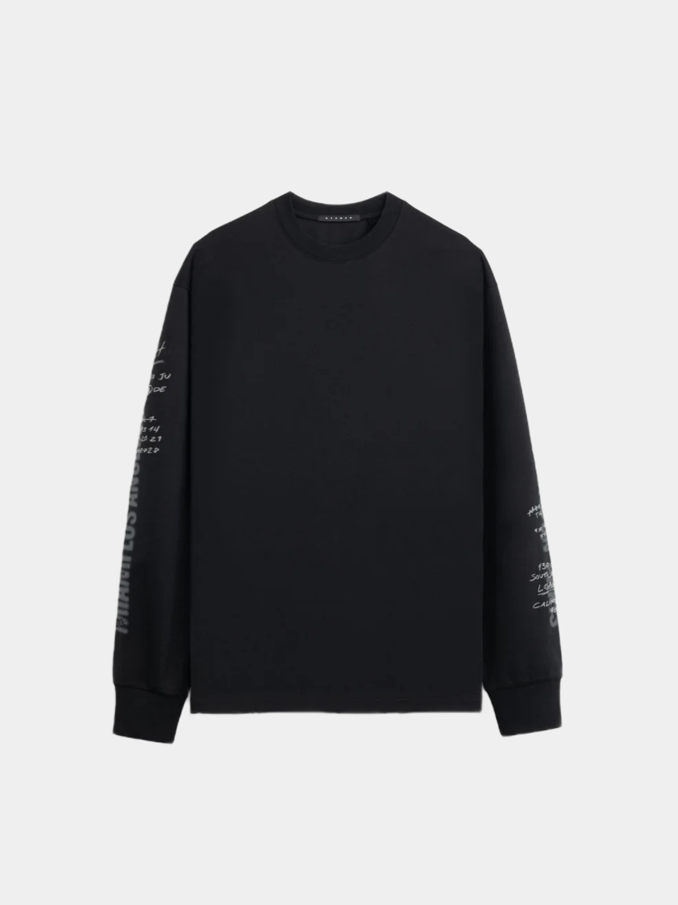 Лонгслив Stampd LS Locations Relaxed Tee Black