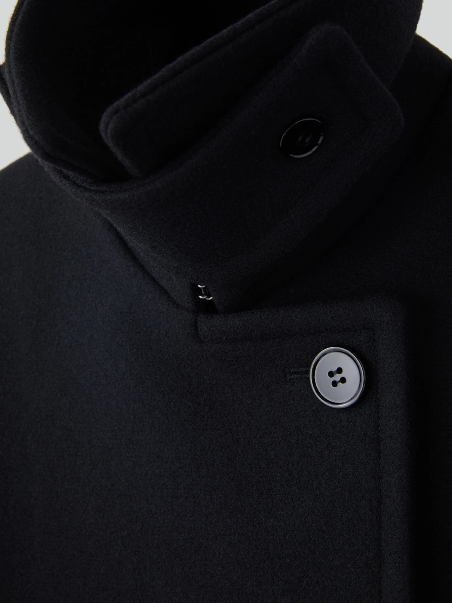Женское полупальто Recto Primary Wool Short Pea Black