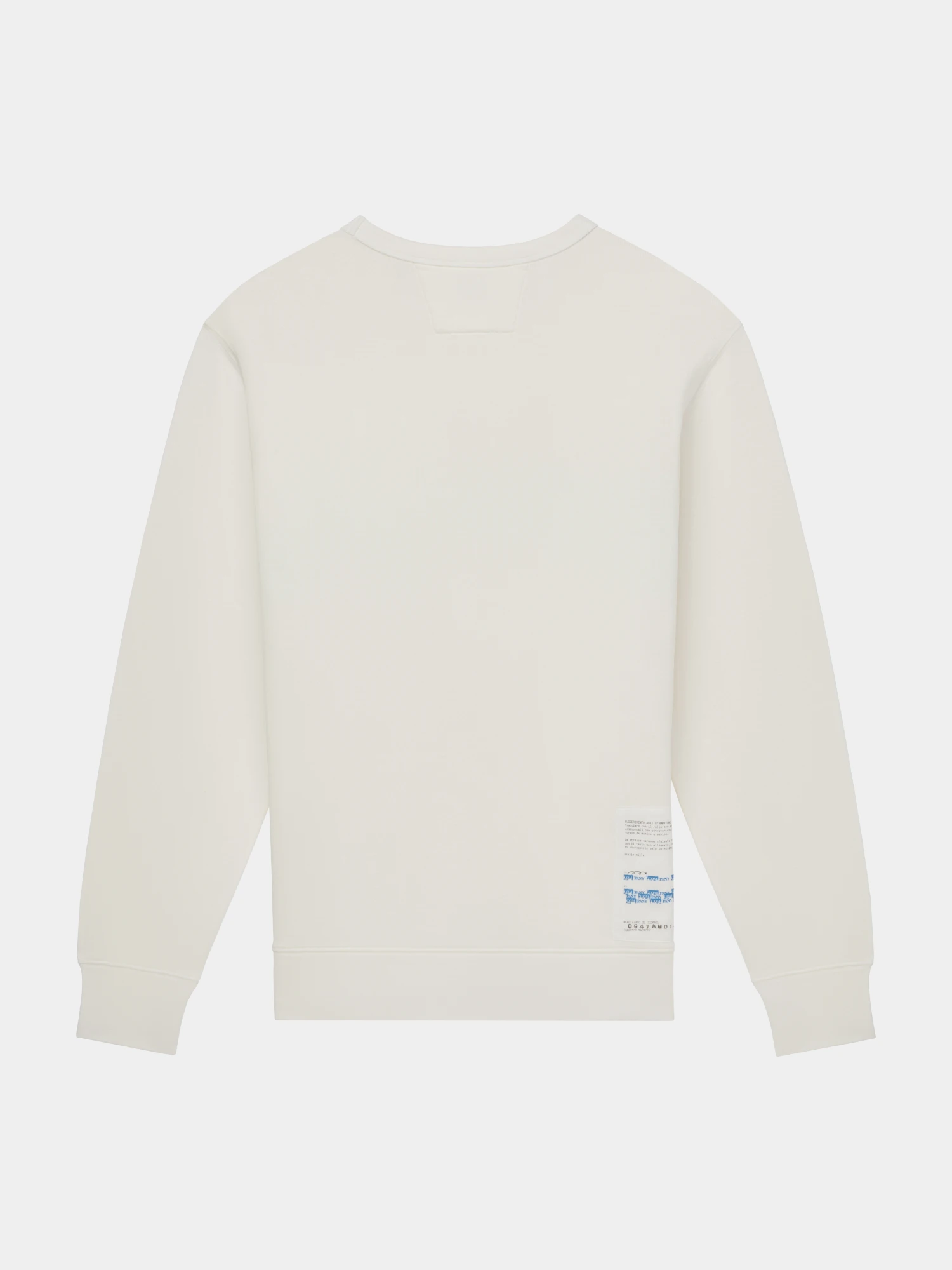 Свитшот C.P. Company Cotton Fleece Crewneck Gauze White
