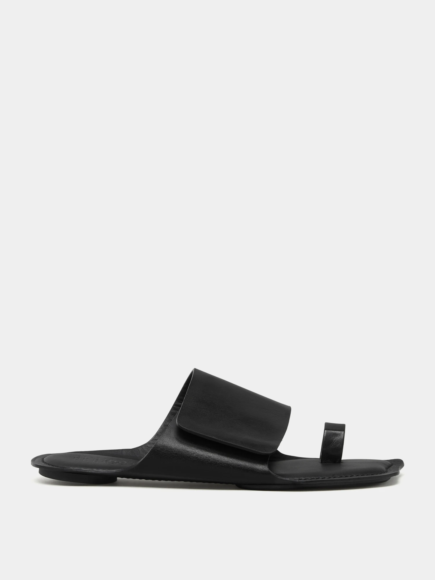 Женские сандалии MM6 Maison Margiela Anatomic Leather Slide Black