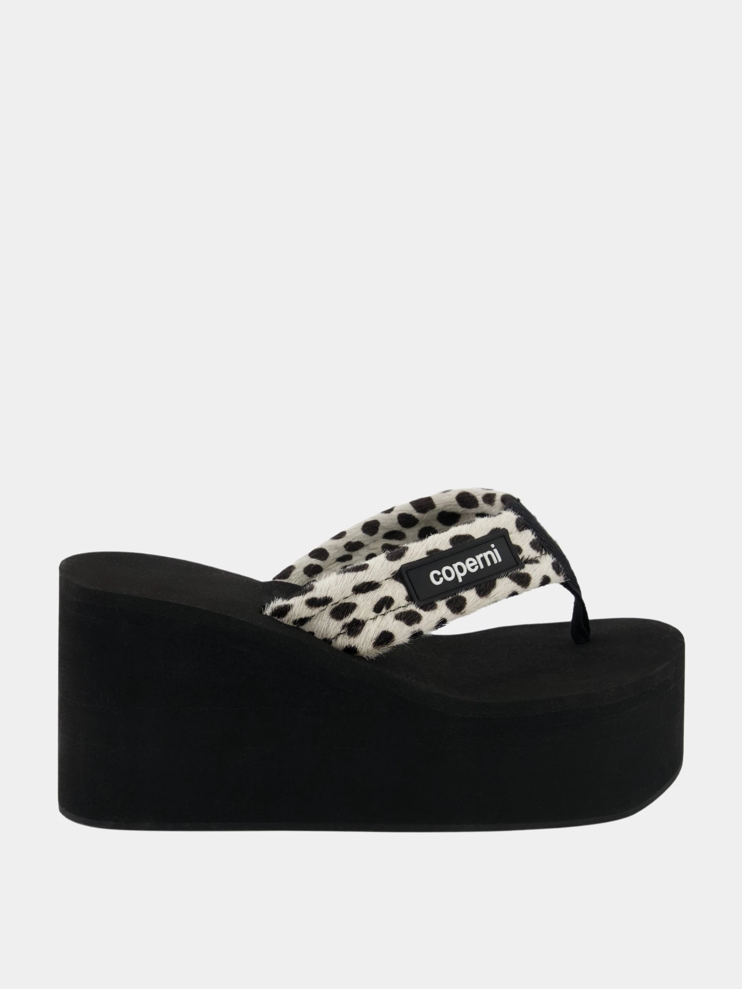 Женские сандалии Coperni Wedges White/Black
