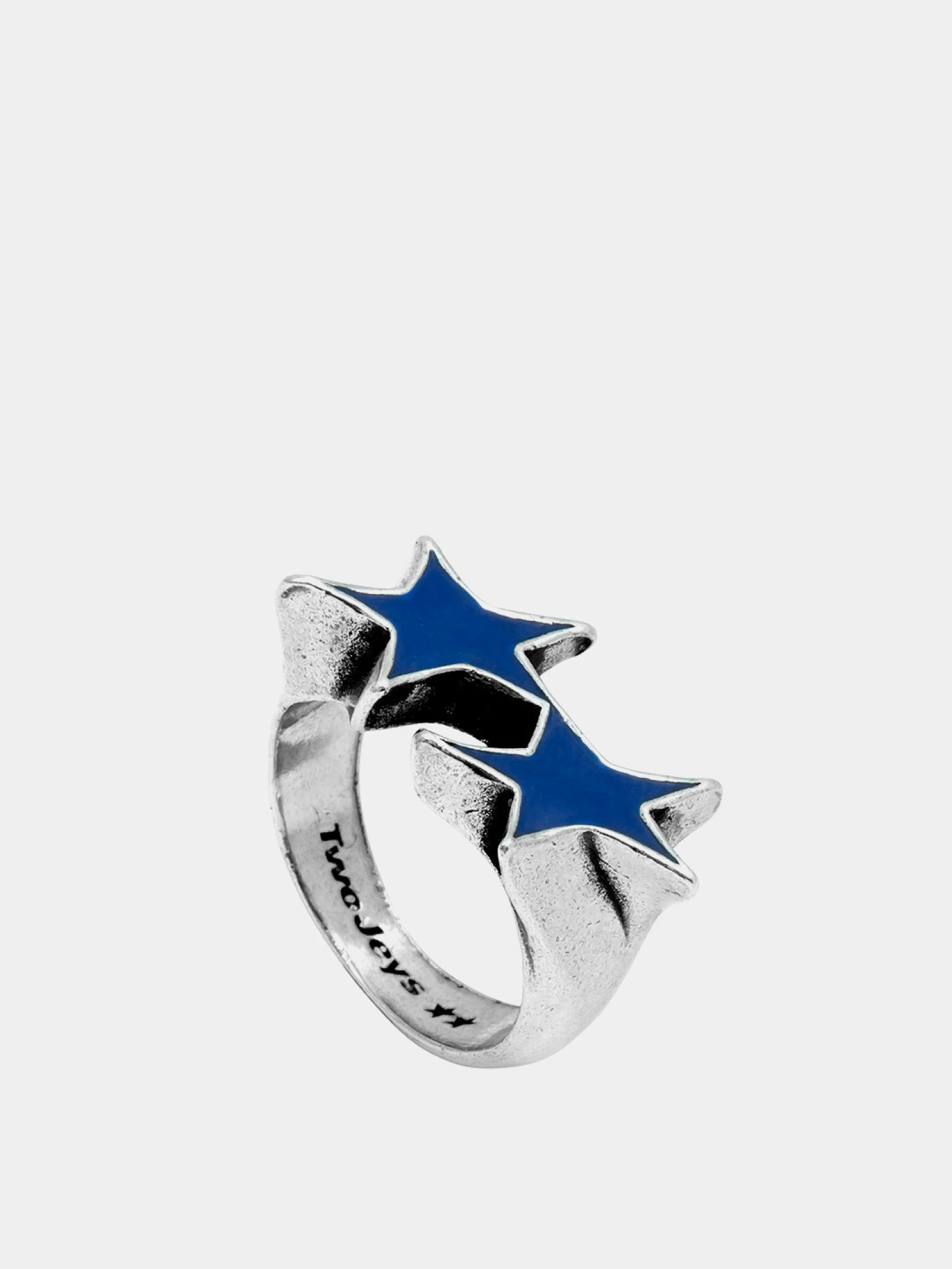 Кольцо TWOJEYS Icon Enameled Single Blue