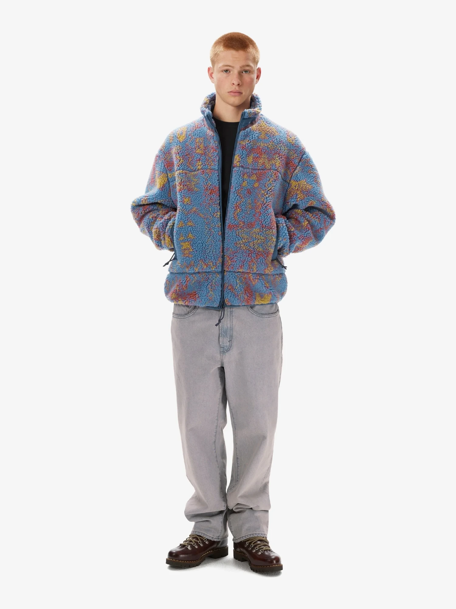 Флисовая Куртка thisisneverthat T Sherpa Fleece Violet