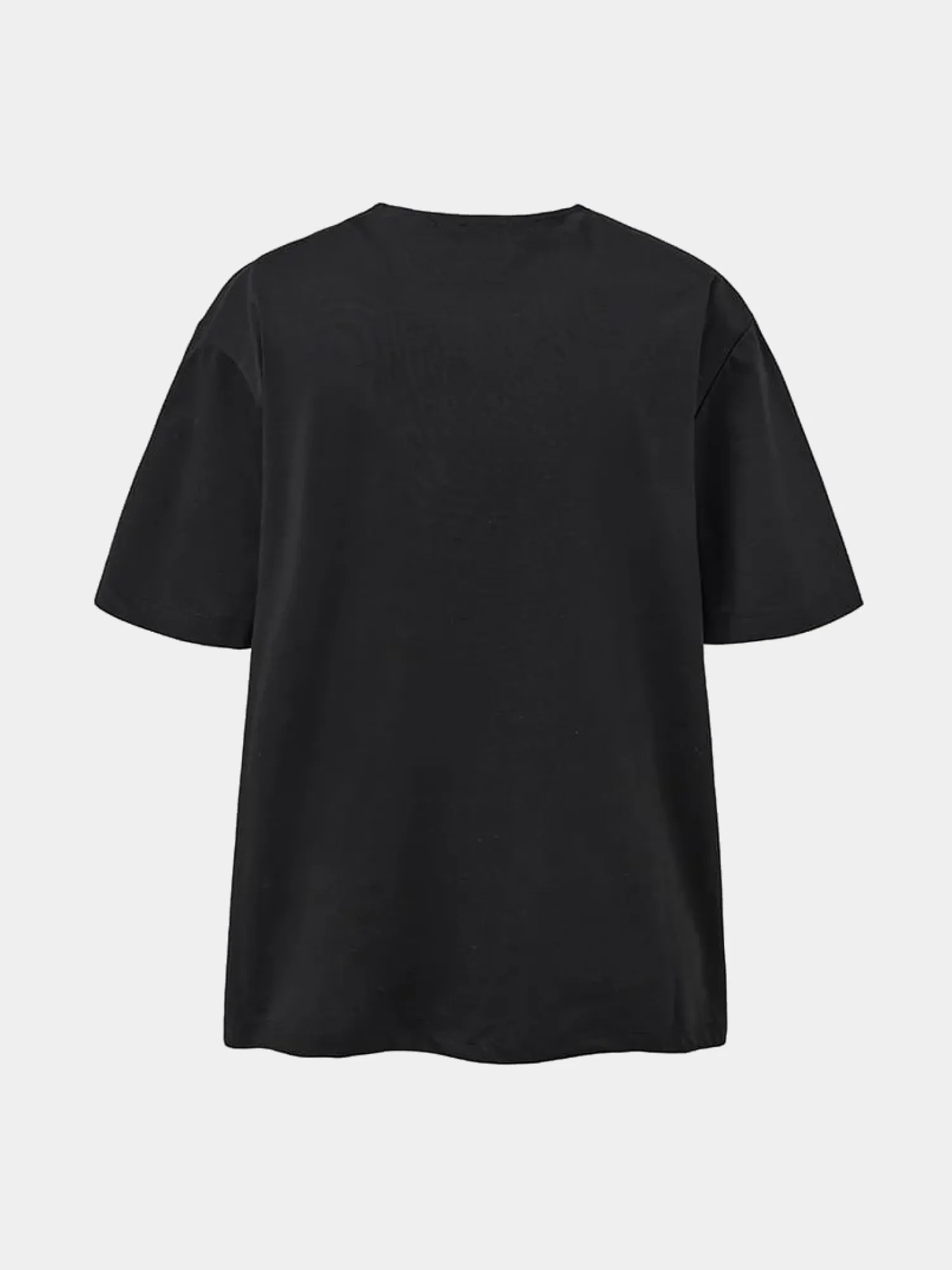 Футболка AMOMENTO Boat Neck T-Shirts Black