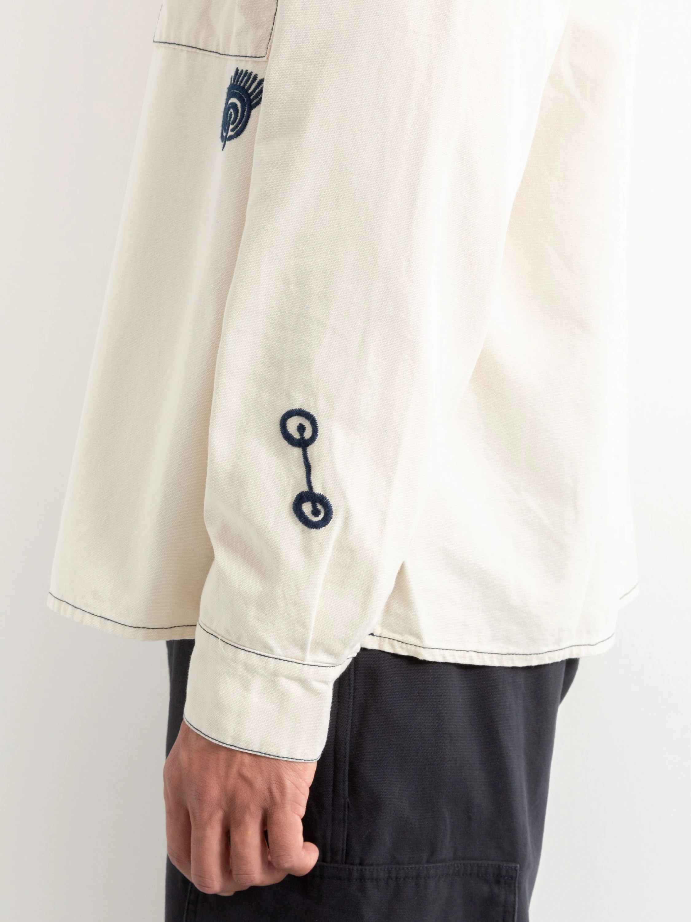 Рубашка Heresy Carvings Shirt Ecru