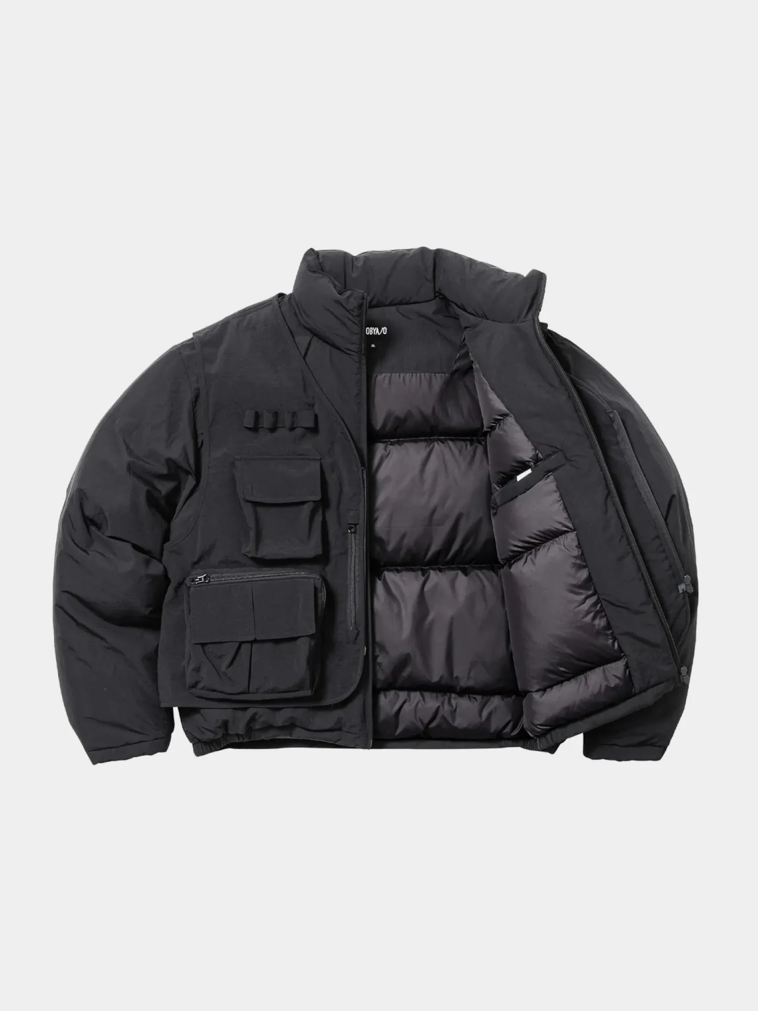 Куртка AJOBYAJO Cargo Vest Layered Padded Black