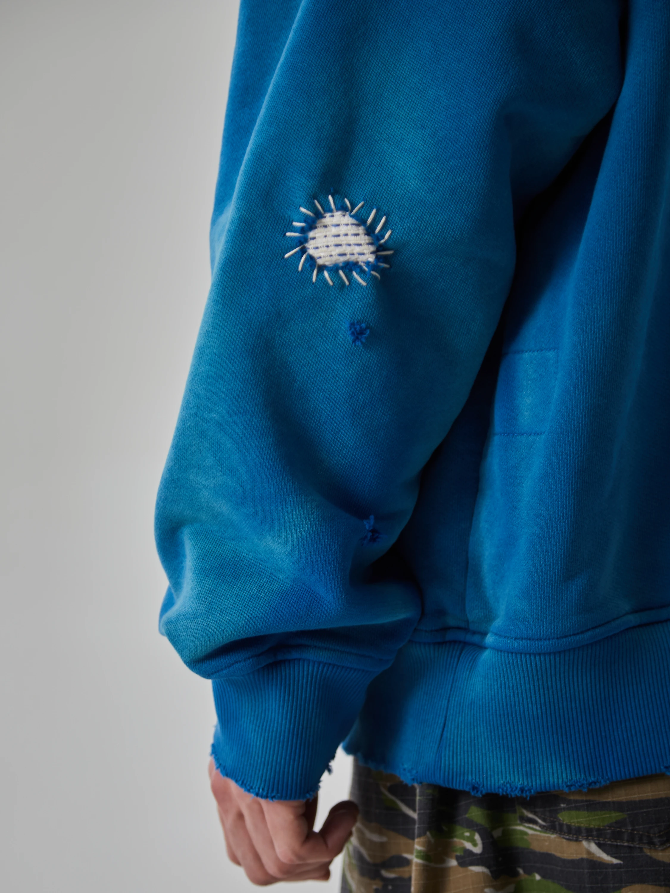 Худи Siniy Vsadnik Patched Sapphire Hoodie Royal Navy