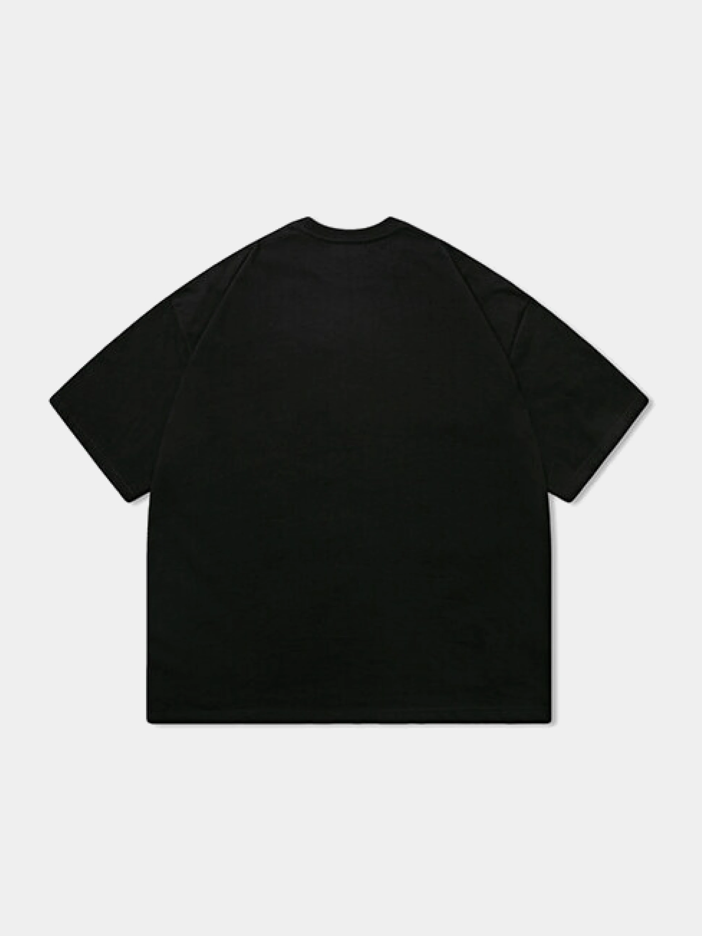 Футболка ANGLAN Applique Logo Half Tee Black