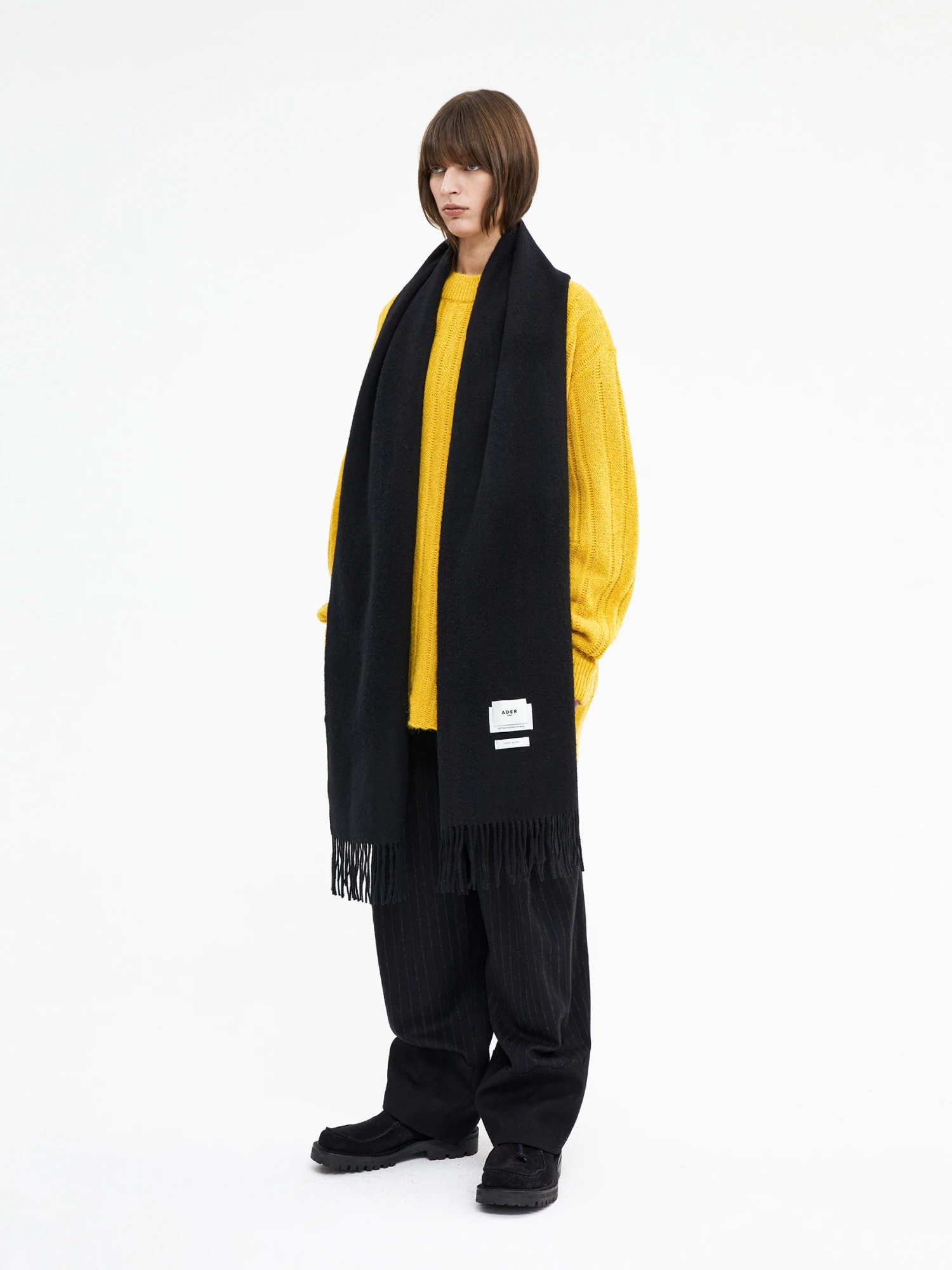 Шарф ADERERROR Fairy Solid Muffler Black