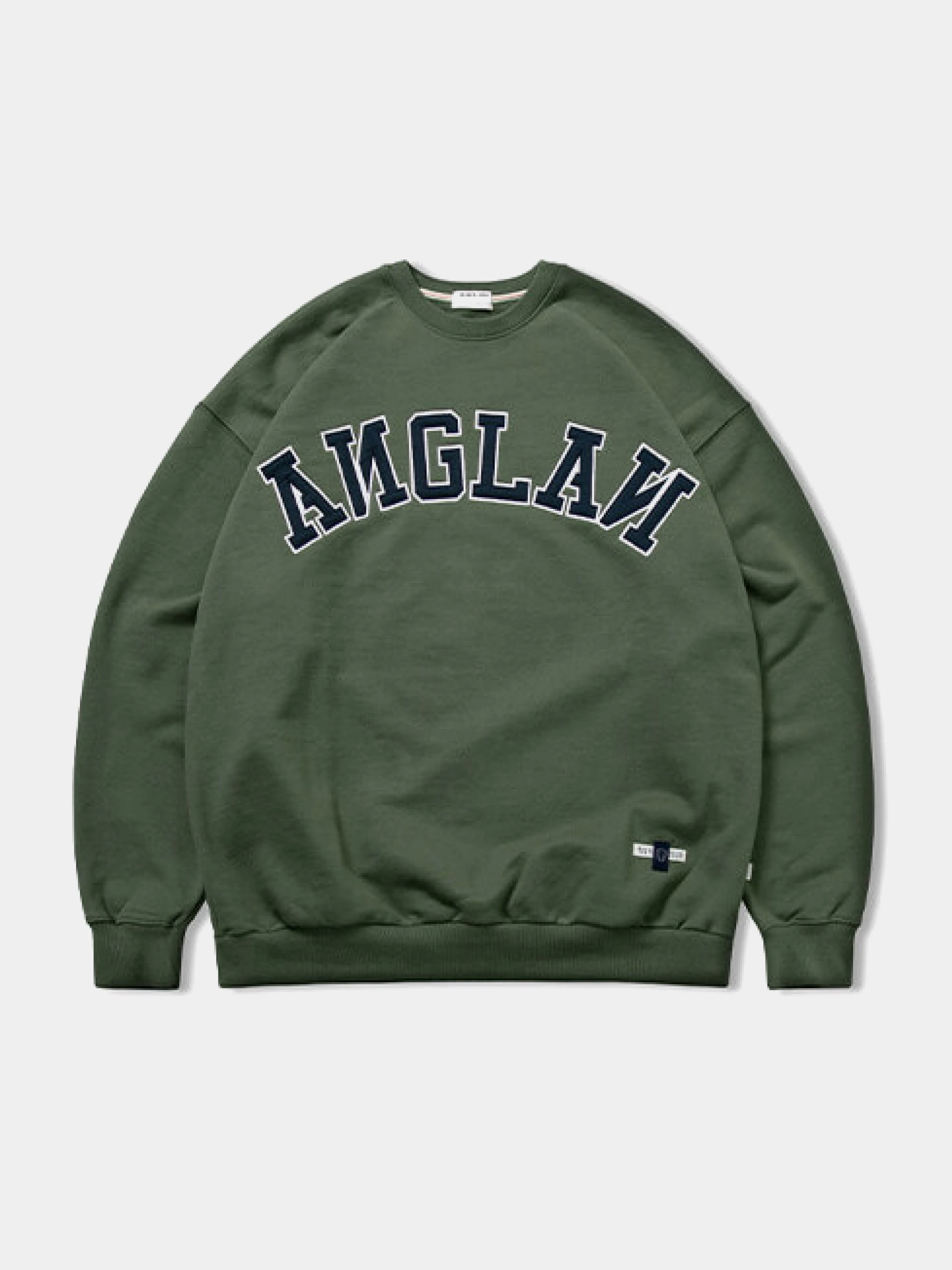 Свитшот ANGLAN Applique Heavy Sweatshirt Khaki