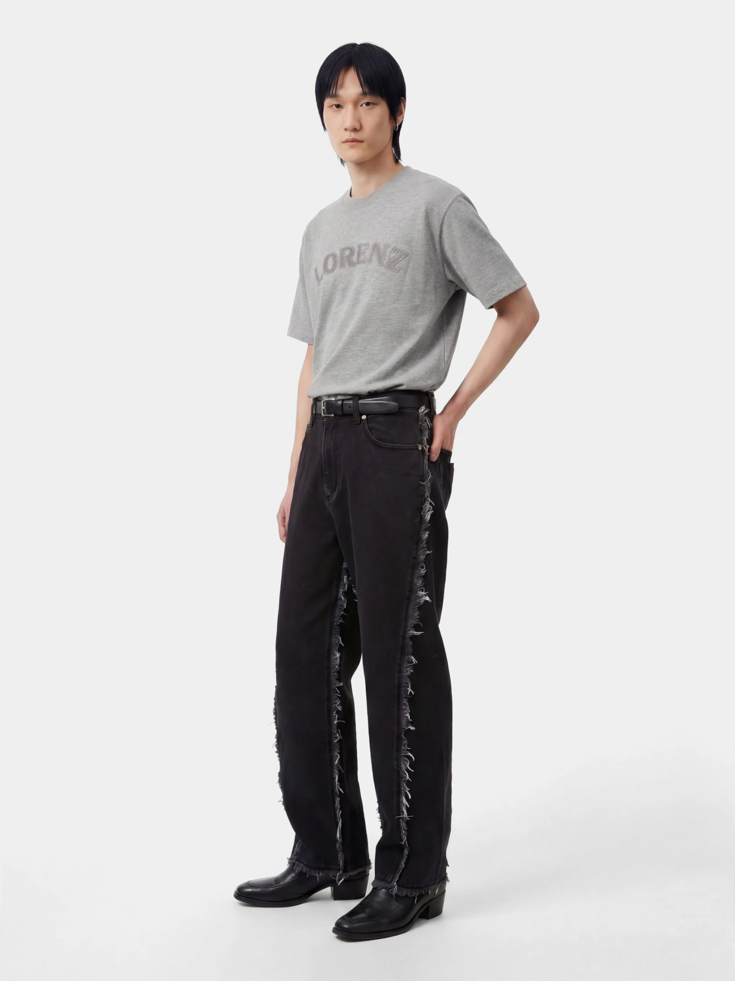 Джинсы lorenz Nico Fringe Washed Black