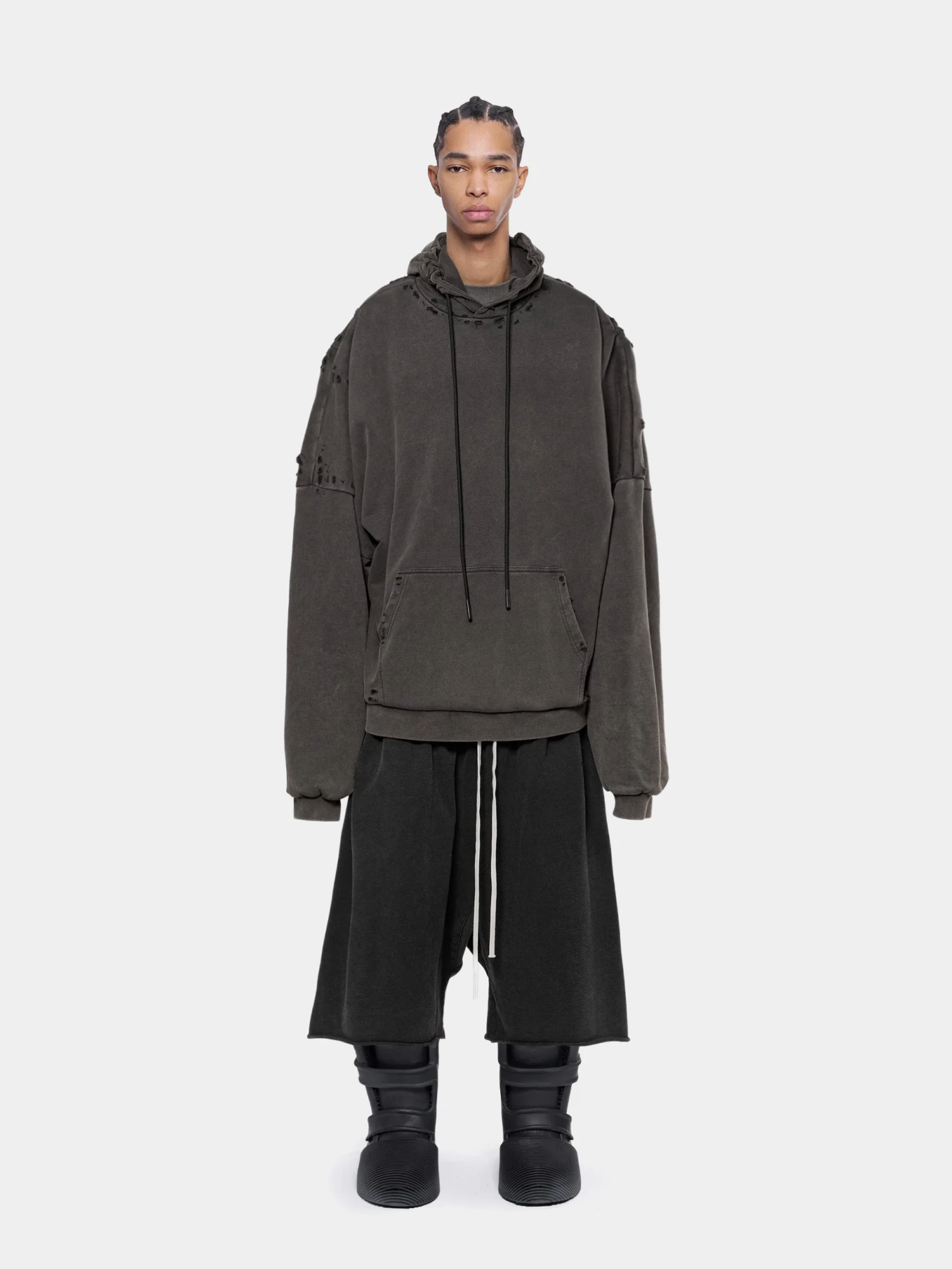 Шорты ARNODEFRANCE Terry Mega Washed Black