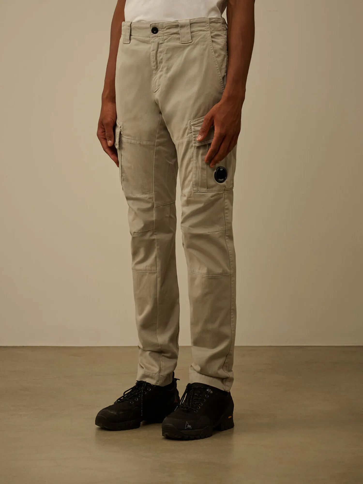 Брюки C.P. Company Stretch Sateen Ergonomic Lens Cargo London Fog