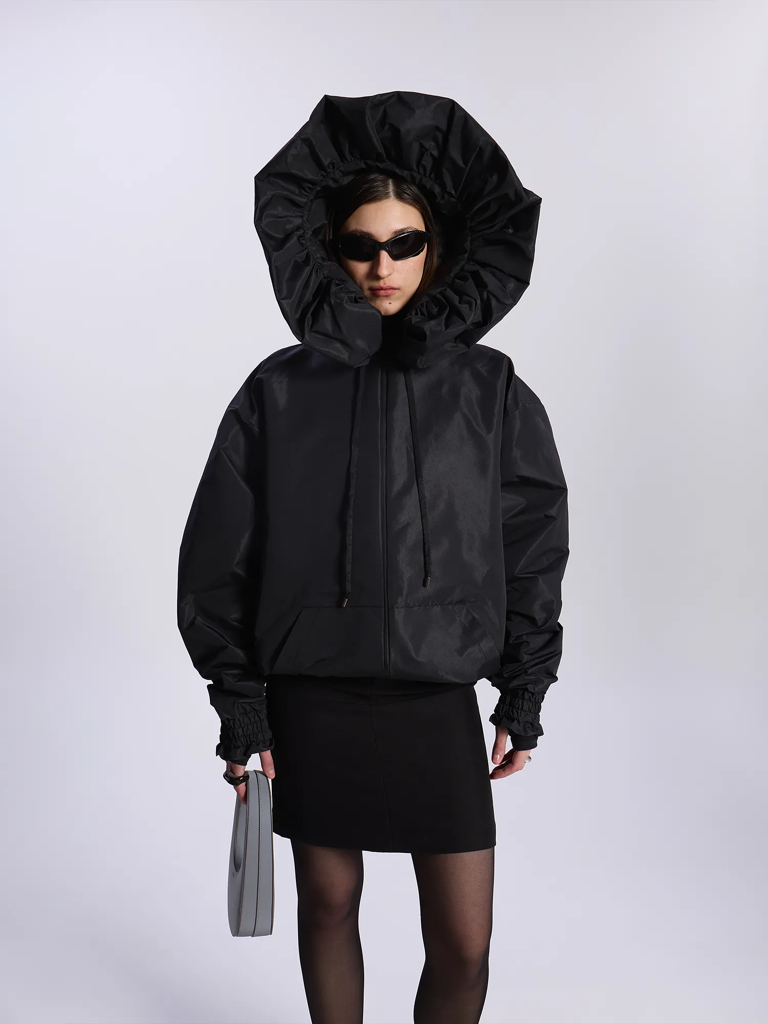 Куртка YUME YUME Zip Up Coat Nylon Black