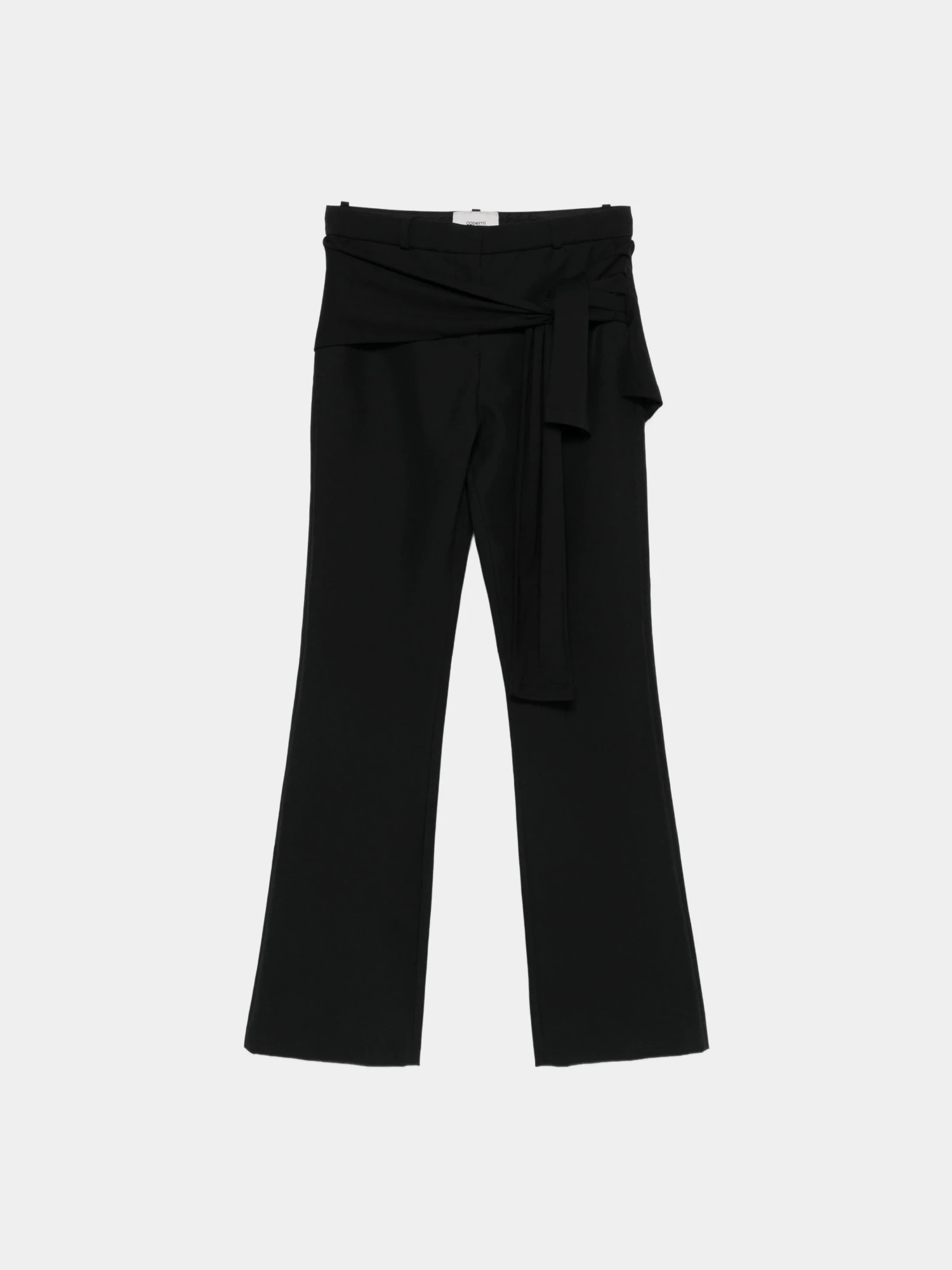 Женские брюки Coperni Jersey Wrap Black