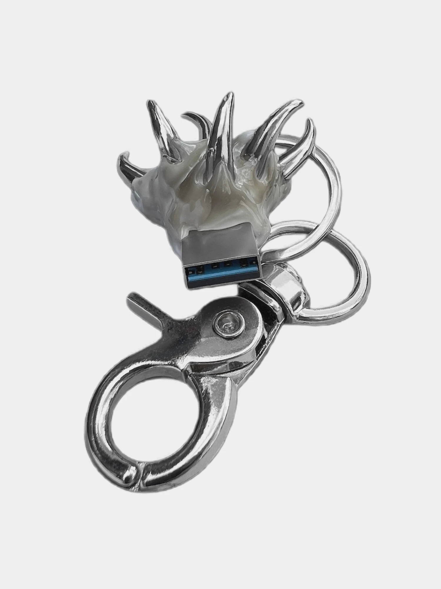 Флешка-брелок CASPER DIY Drive Keychain White