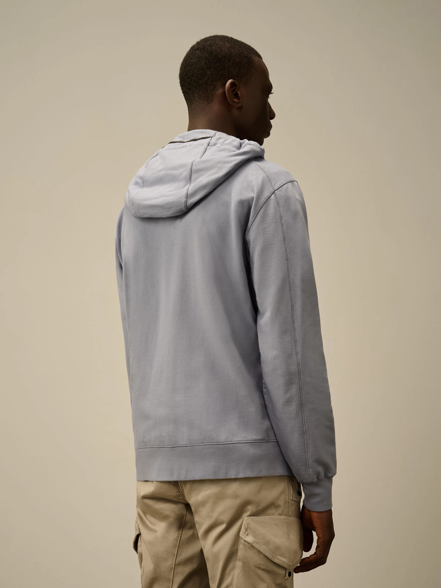 Зип-худи C.P. Company Light Fleece Full Zip Lavender Violet