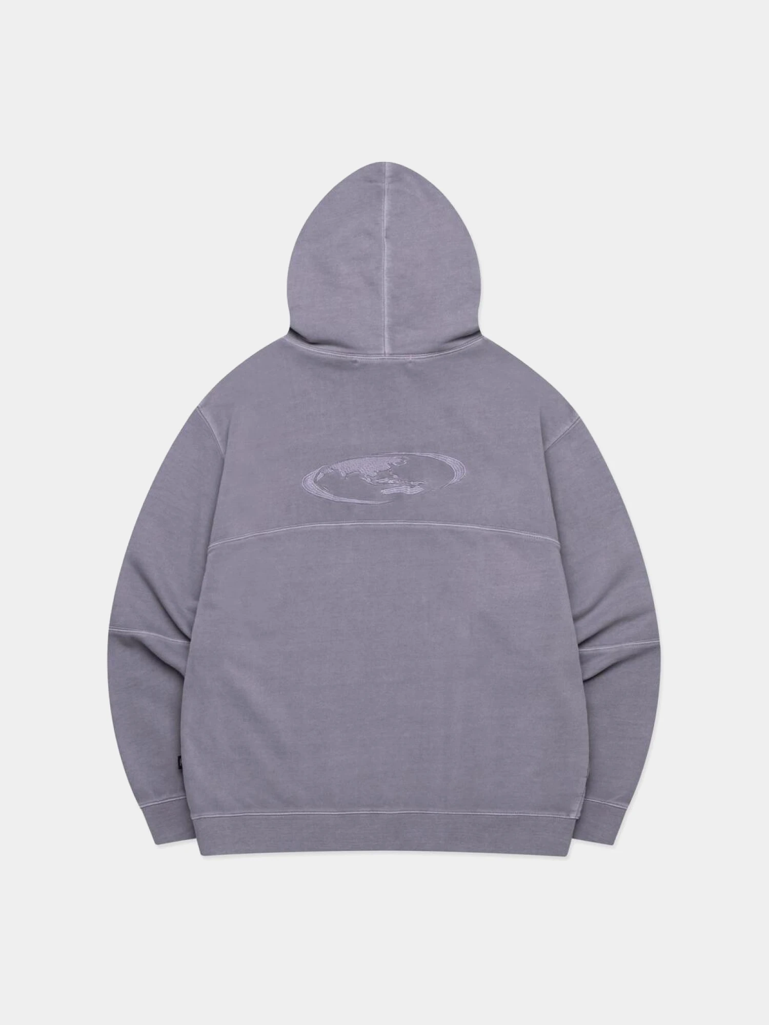 Худи LMC Pigment Dyed Oval Globe Hoodie Dark Purple