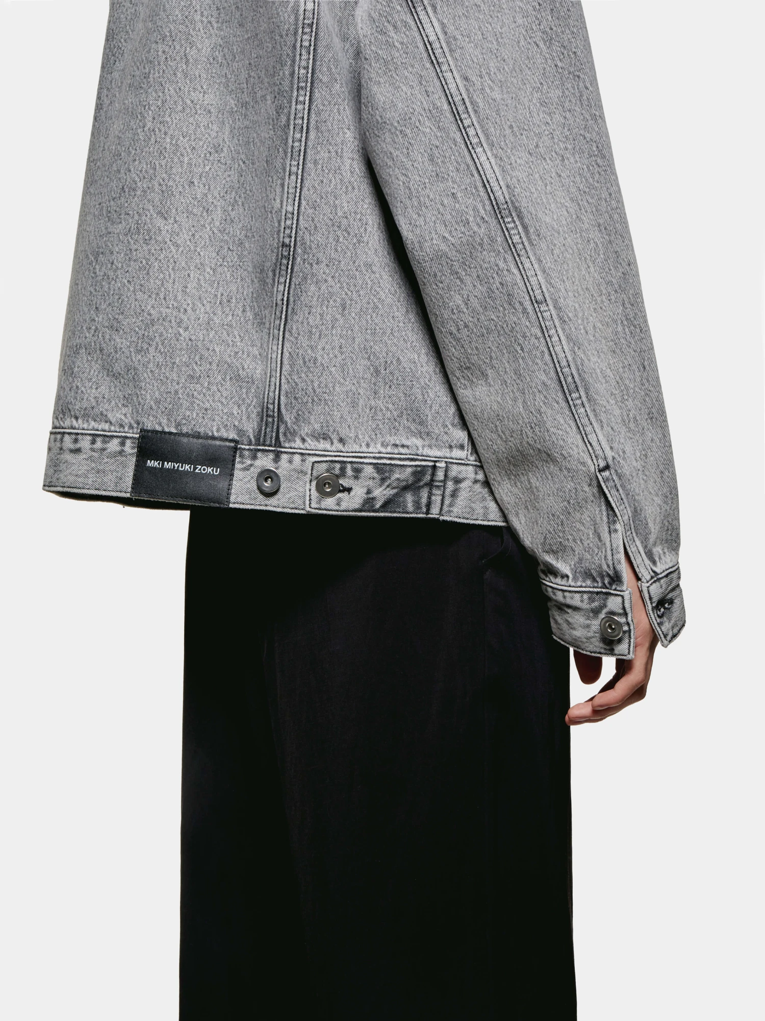 Джинсовая куртка MKI MIYUKI ZOKU Denim Trucker Washed Black