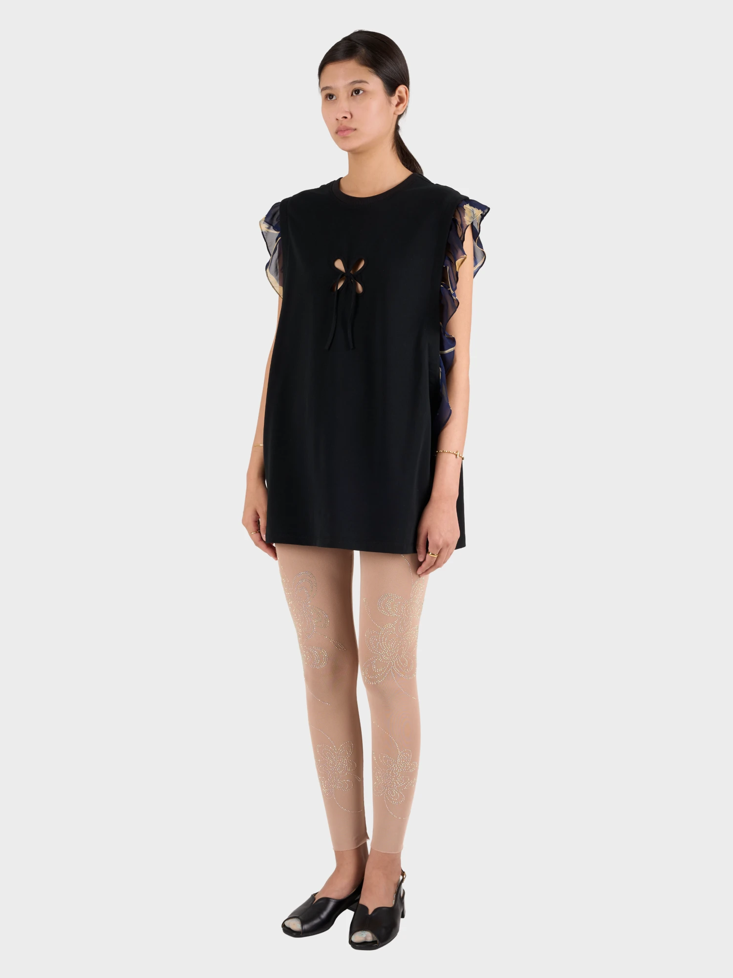Женская футболка J.KIM Anechka Petal Black