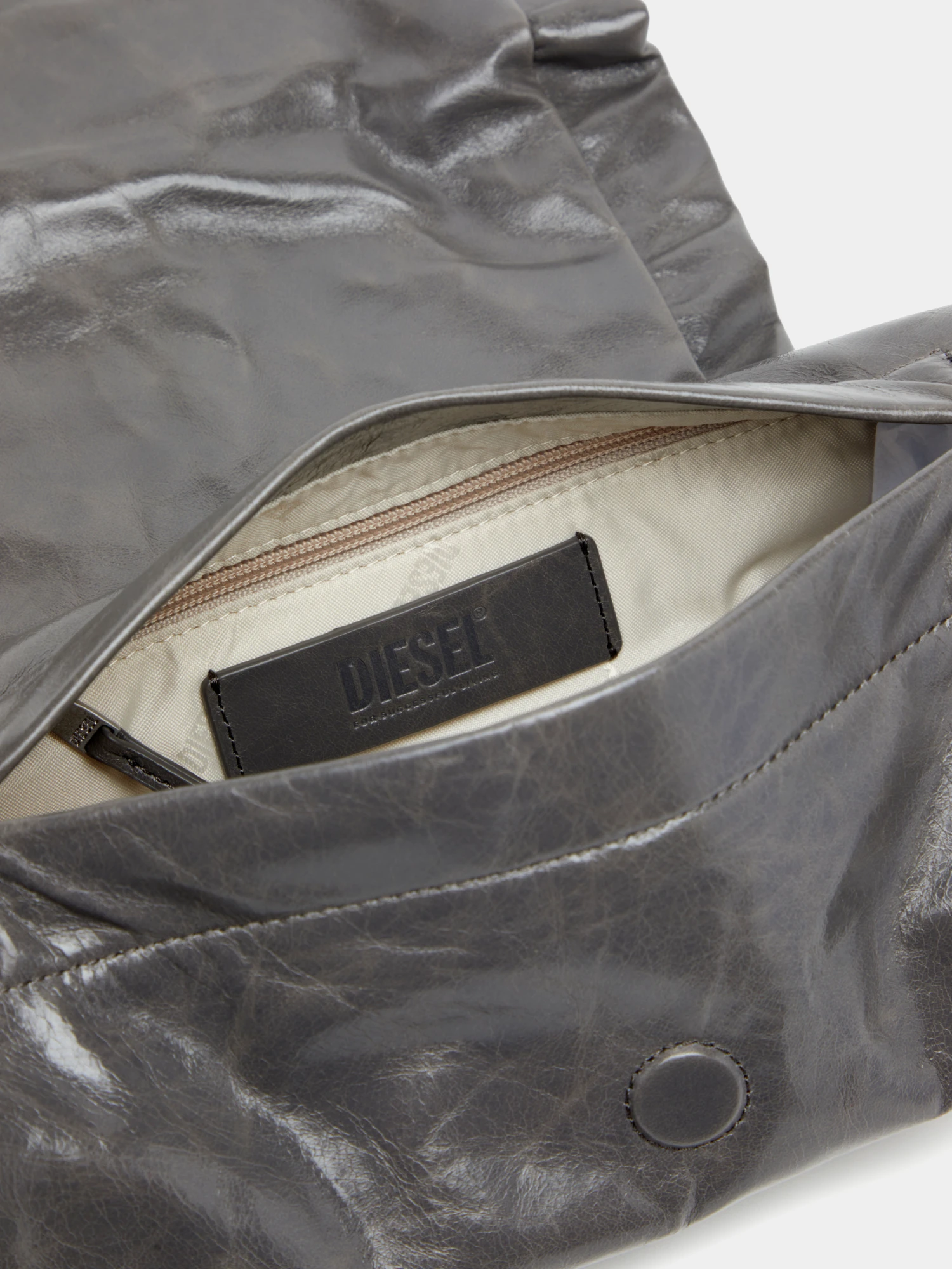 Сумка Diesel Scrunch-D Shoulder S Gunmetal