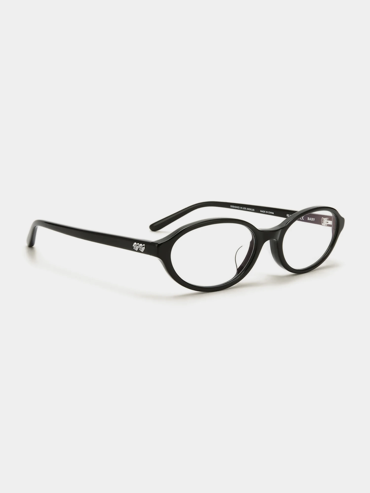 Очки Bonnie Clyde Baby Black & Clear Lens
