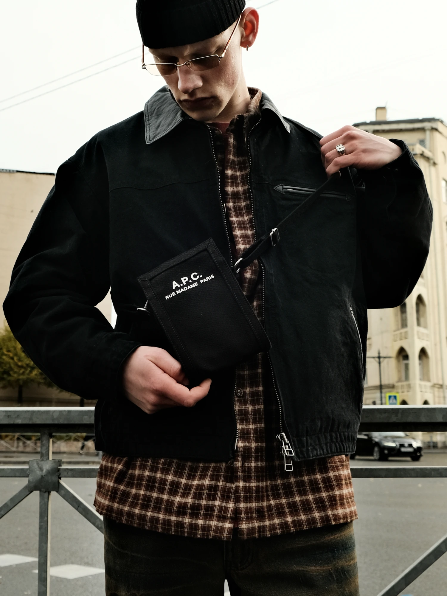 Куртка FrizmWORKS Heavy Canvas Destroyed Black
