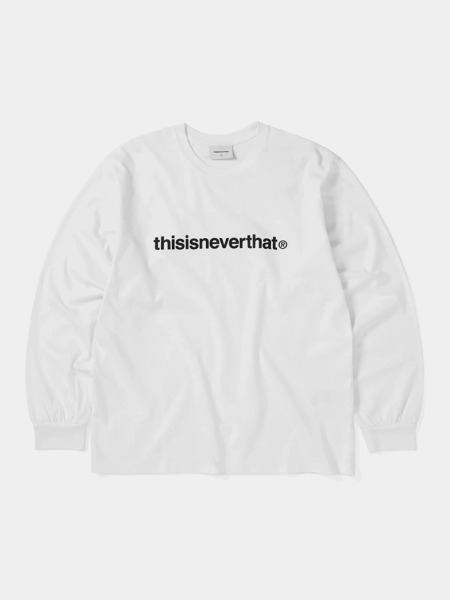 Лонгслив thisisneverthat T-Logo L/S Tee White