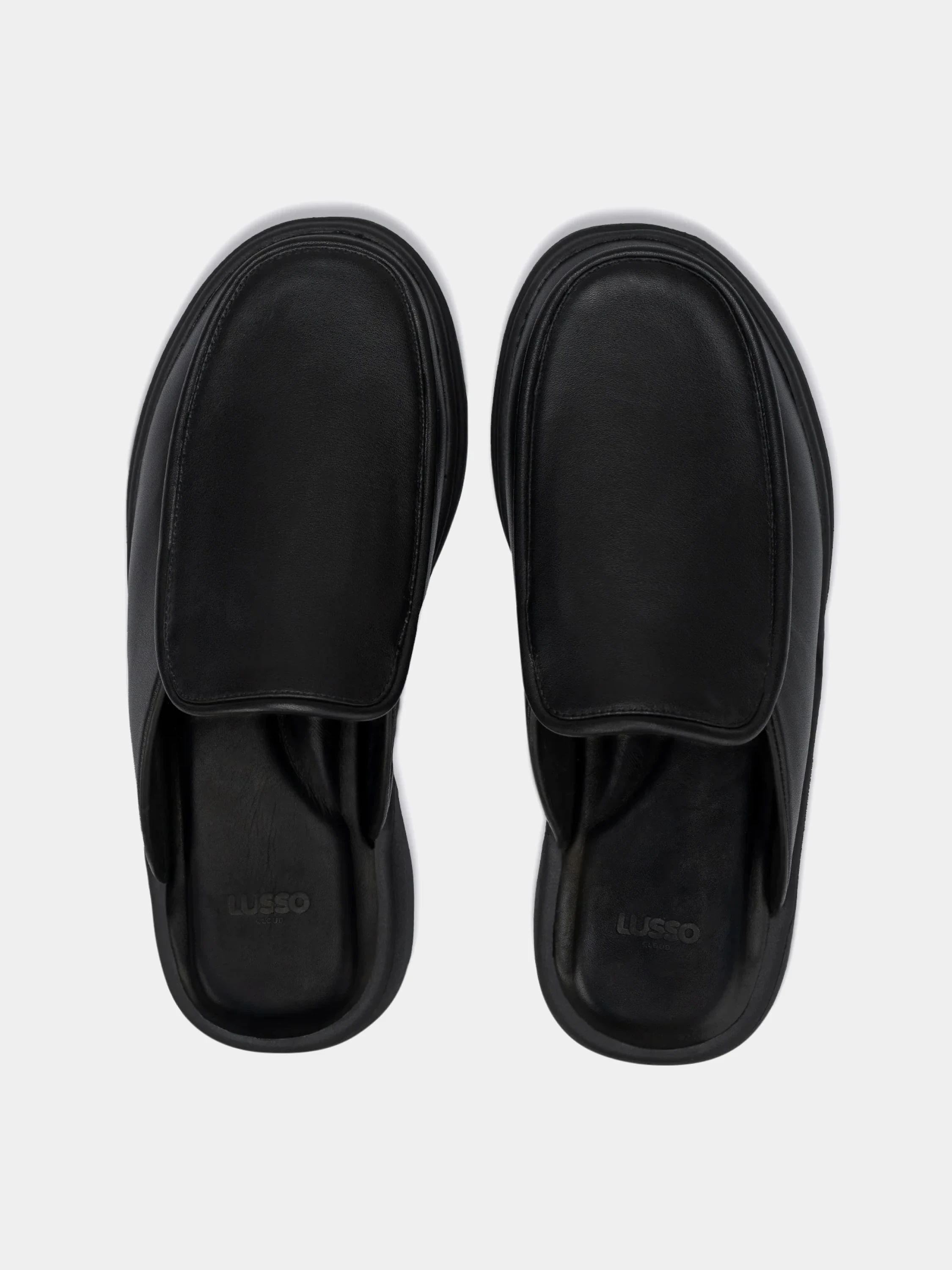 Сабо LUSSO CLOUD Esto Smooth Leather - Jet Black / Matte