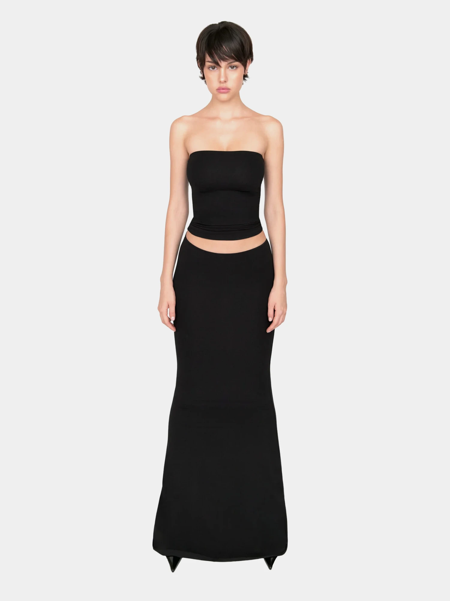 Женская юбка XSAI Long Skirt Dusty Black