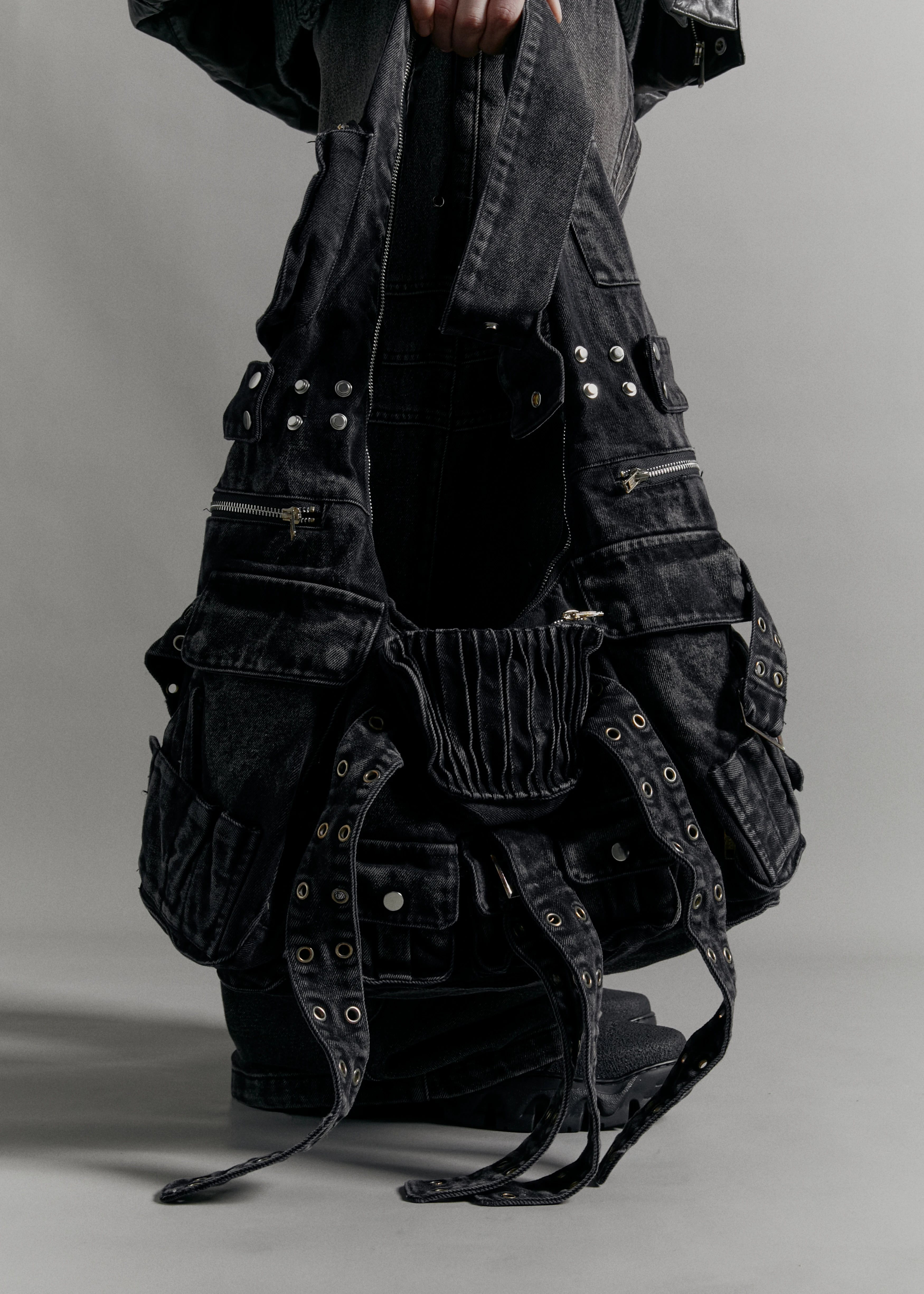 Сумка NO/FAITH STUDIOS Denim Multipocket Bag Camo