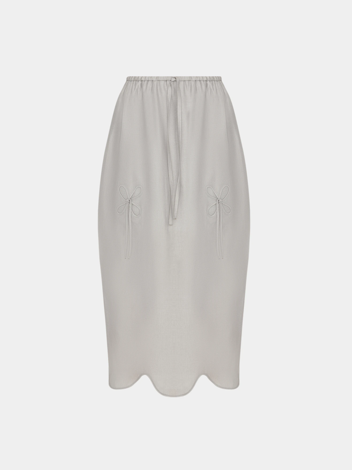 Женская юбка J.KIM Petal Chemise Sunskirt Grey