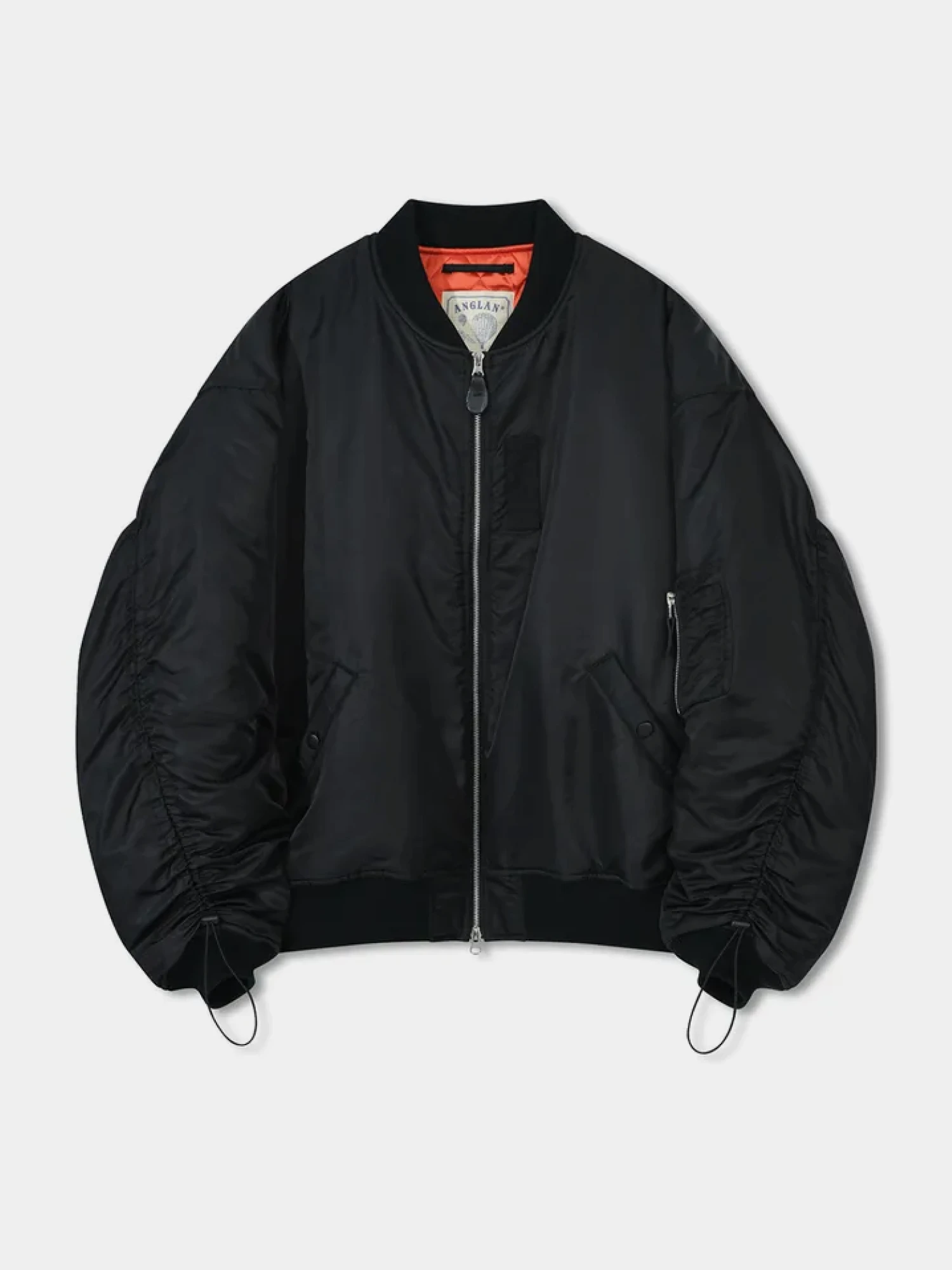 Бомбер ANGLAN Bulky Shirring MA-1 Black