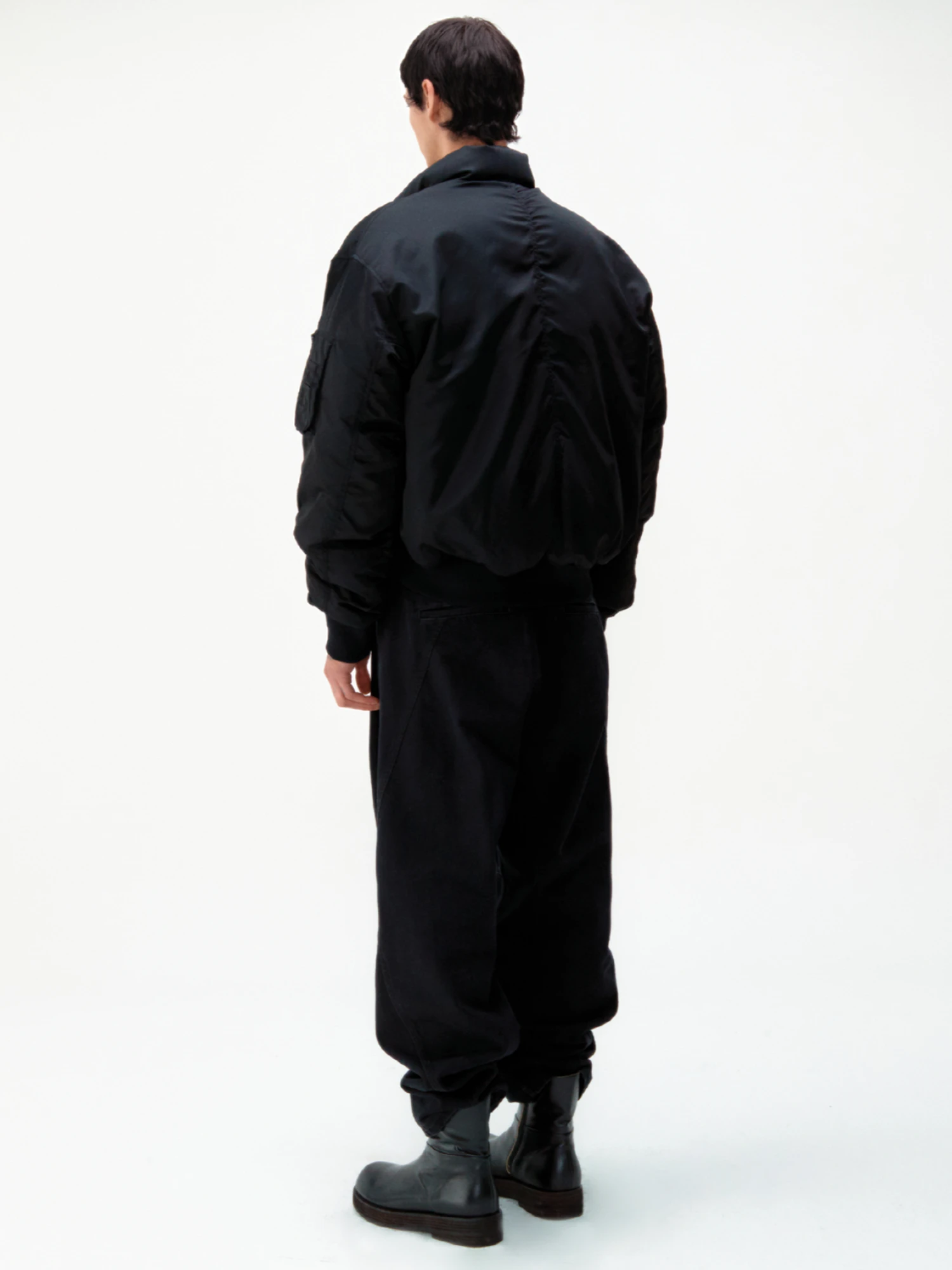 Пуховик COOR Stand Collar Neck Down Puffer Black