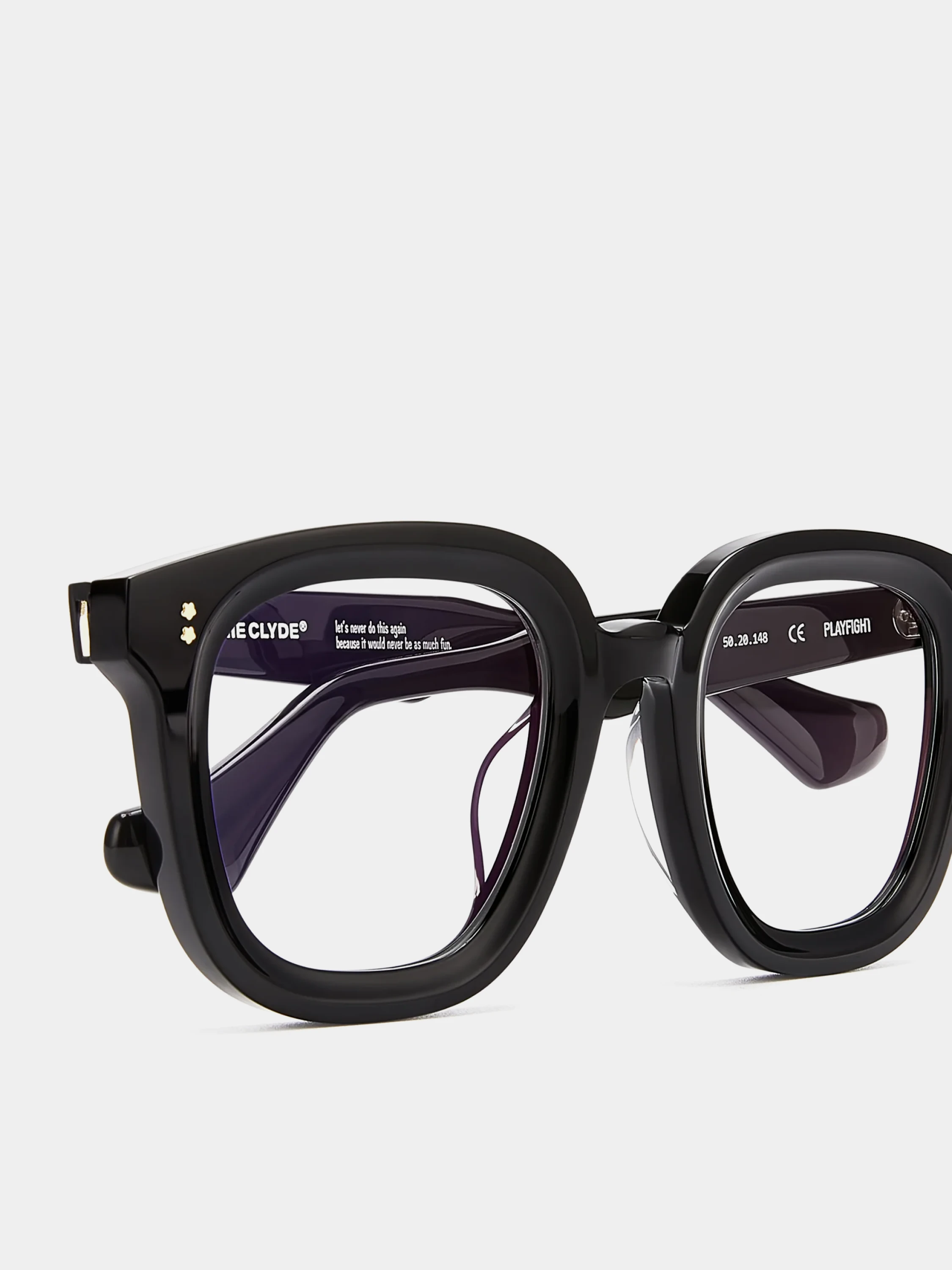 Очки Bonnie Clyde Playfight Black & Clear Lens