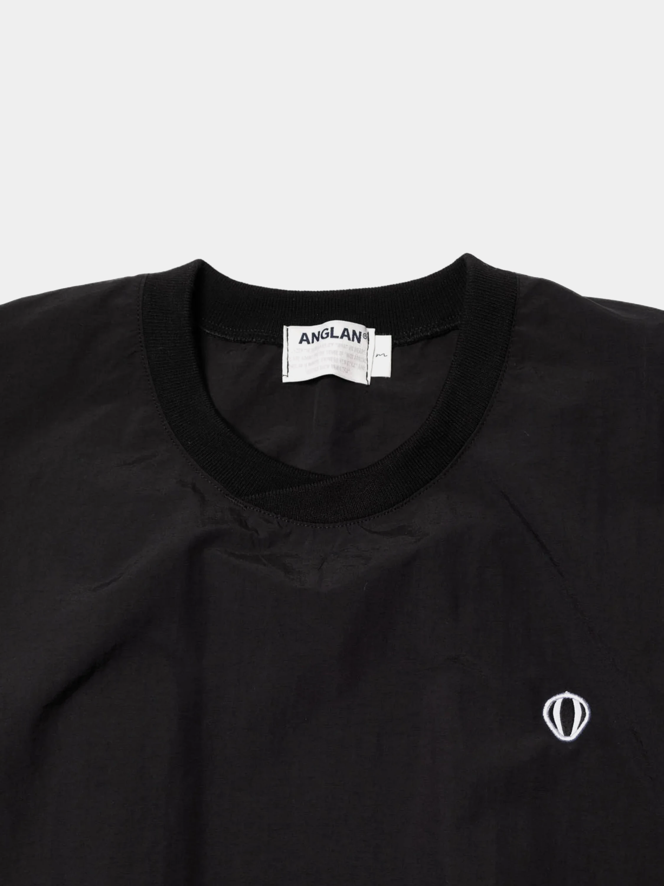 Свитшот ANGLAN Nylon Athletic Wappen Sweatshirt Black