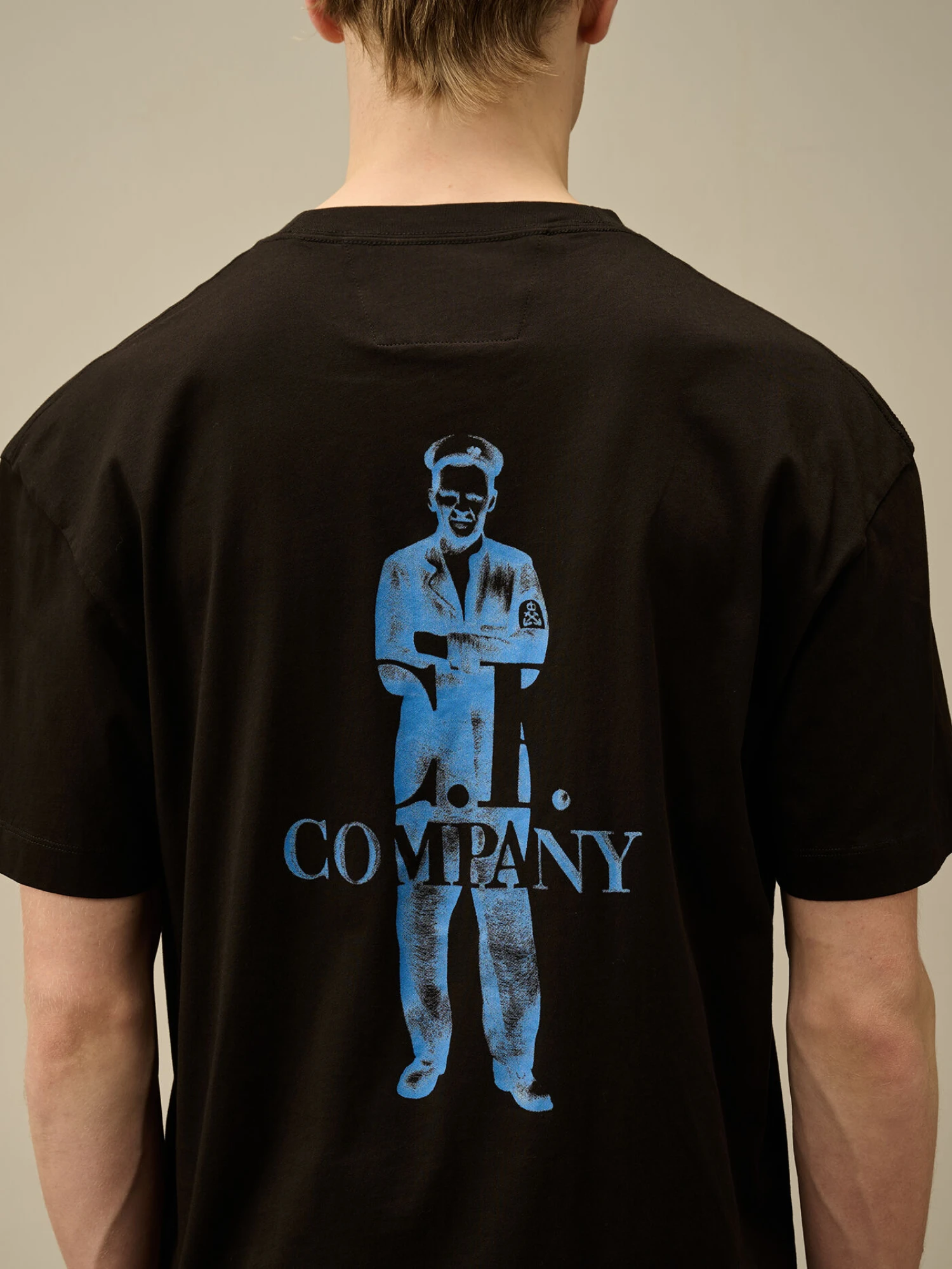 Футболка C.P. Company 30/1 Jersey Logo Black