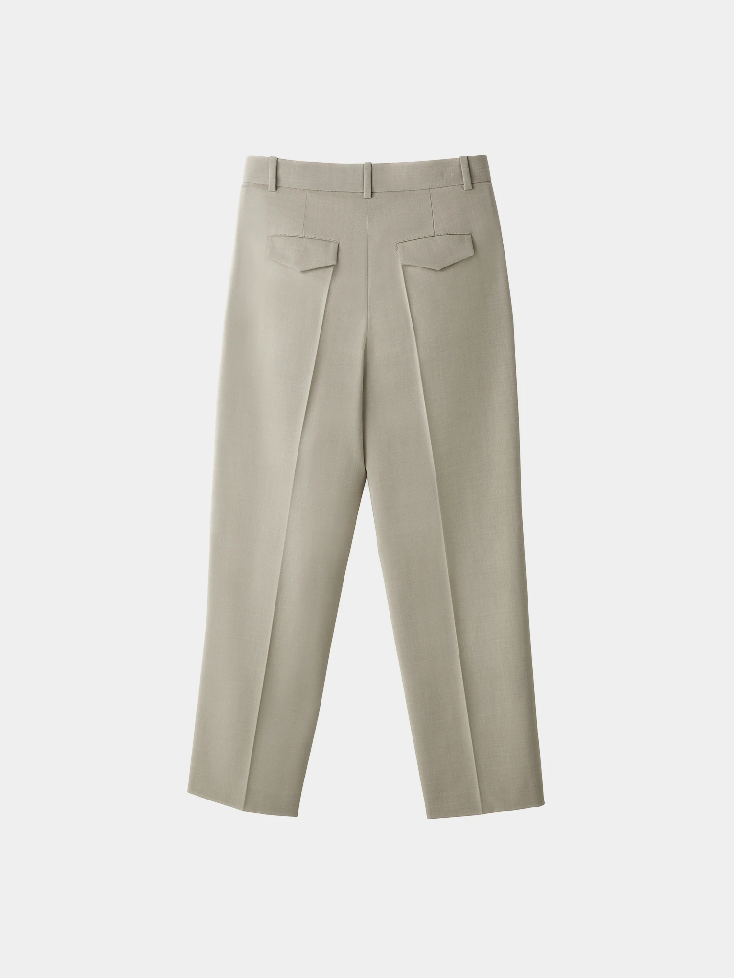 Брюки Recto Double Pleated Wide Sepia Beige