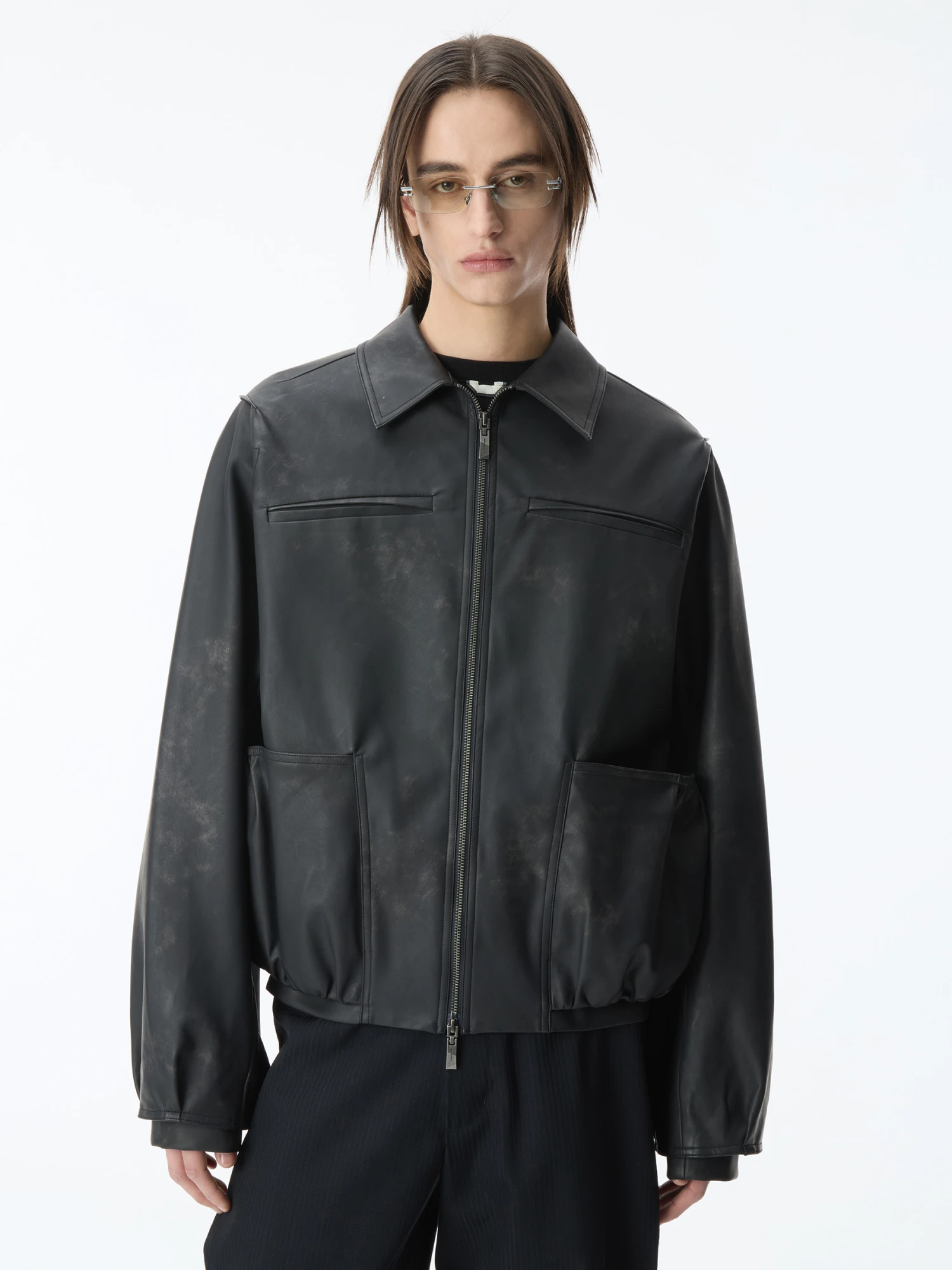 Бомбер ADERERROR Product. 14 Black
