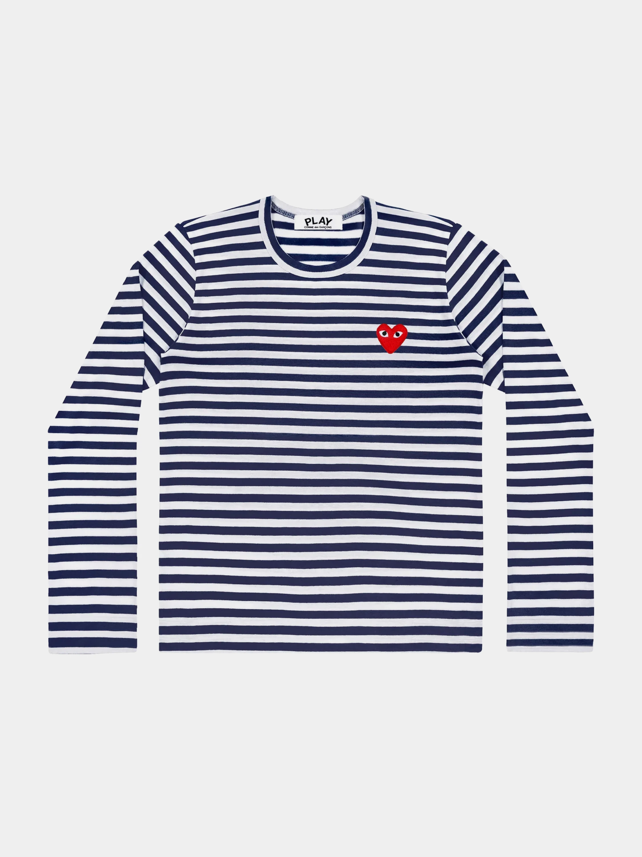 Лонгслив Comme des Garçons PLAY Striped Navy