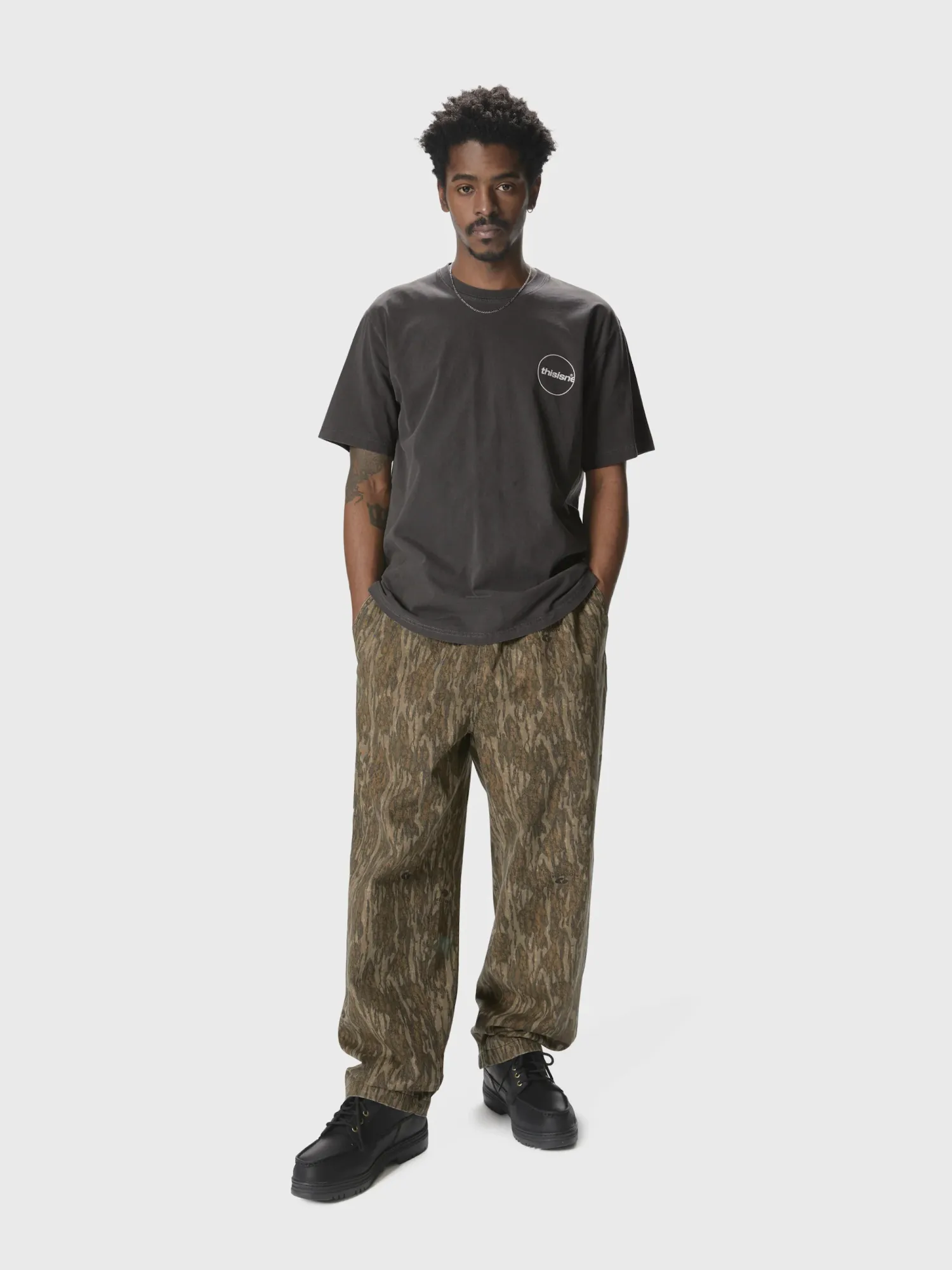 Футболка thisisneverthat C-Logo Tee Charcoal