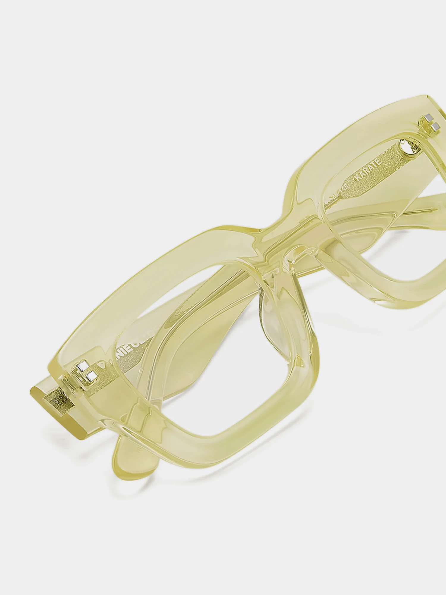 Очки Bonnie Clyde Karate Transparent Yellow and Clear Lens