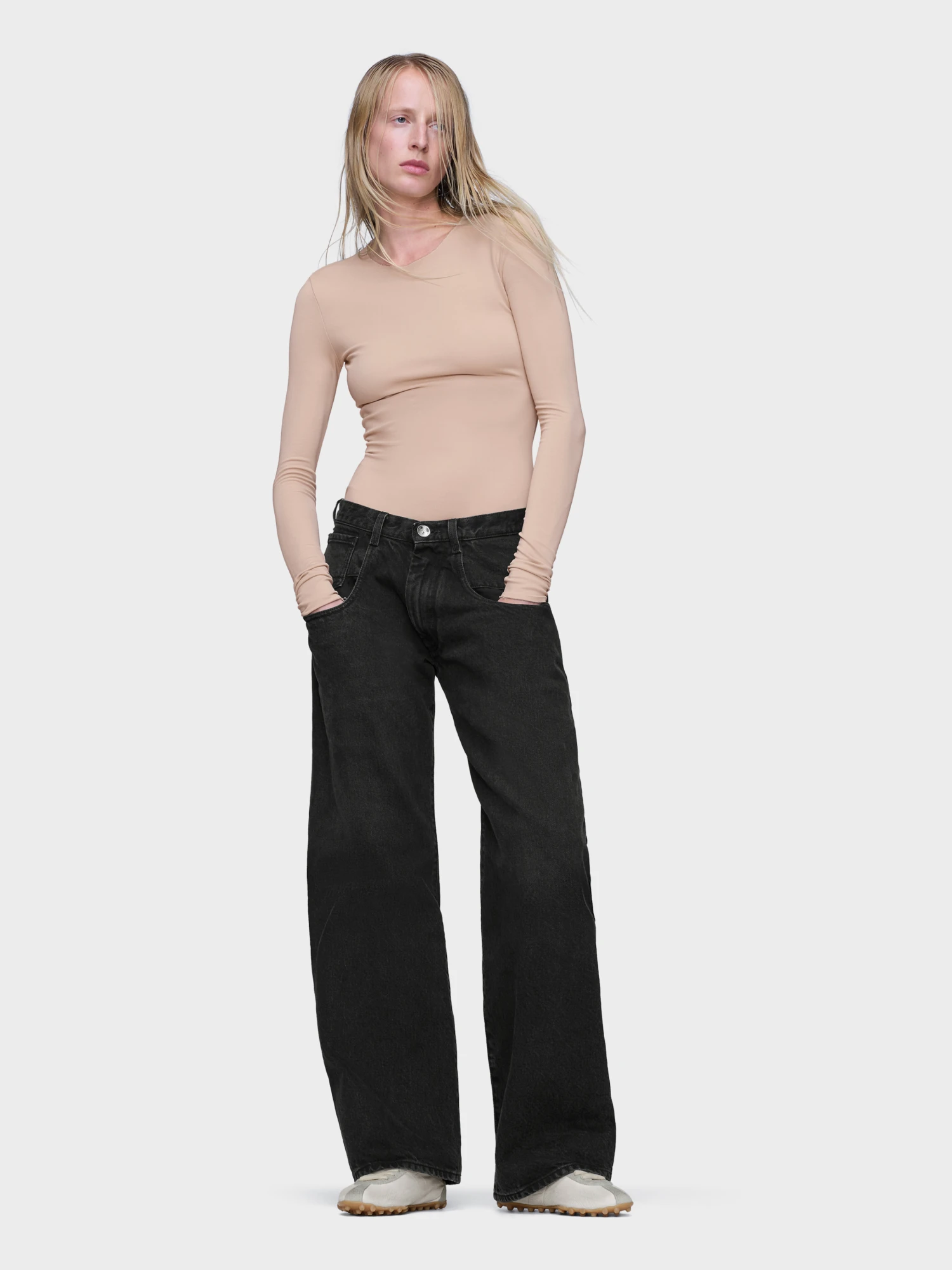 Женские джинсы Maison Margiela 5 Pocket Black