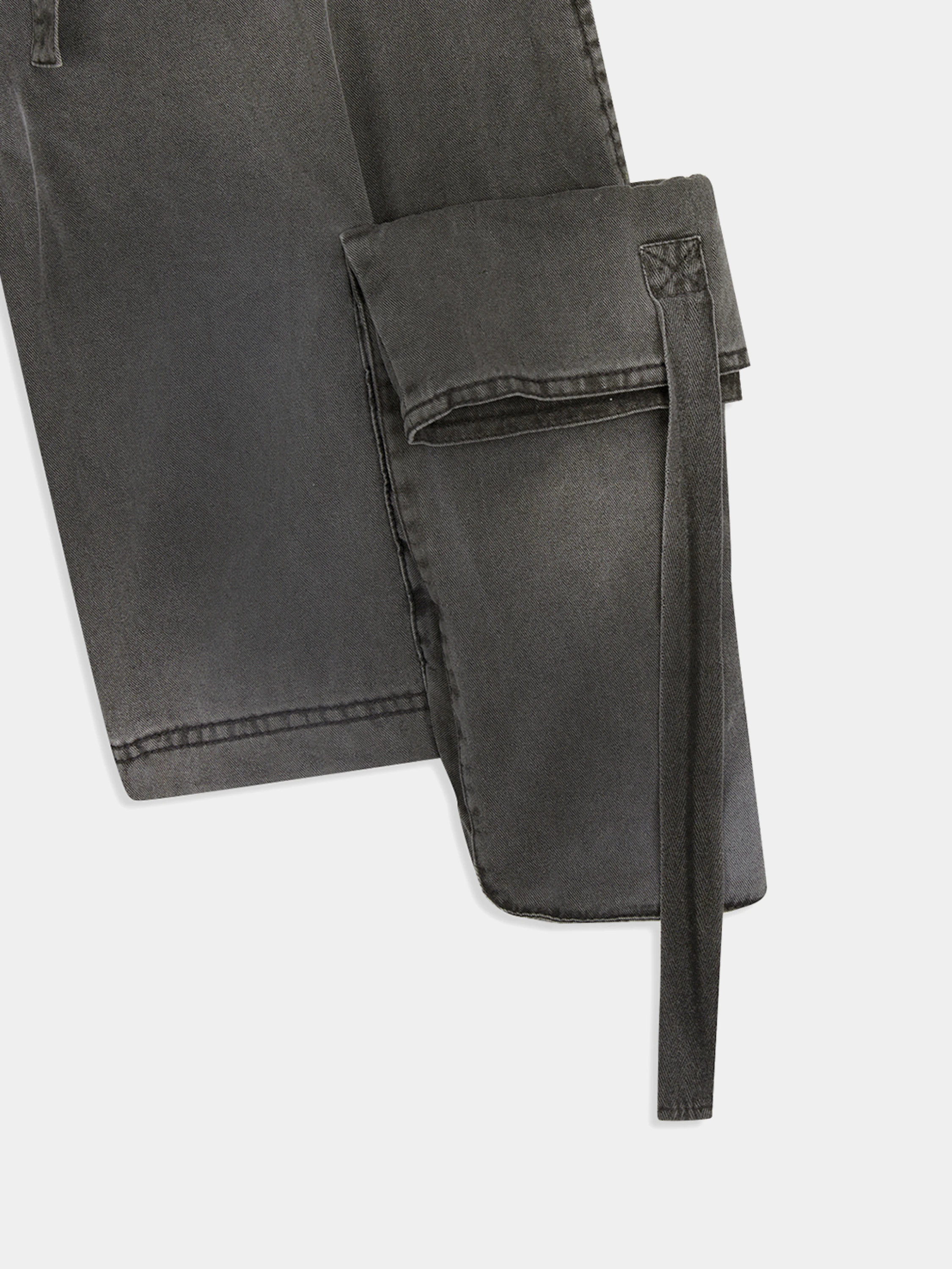 Шорты OPEN YY Rolled Waist Cargo Shorts Charcoal