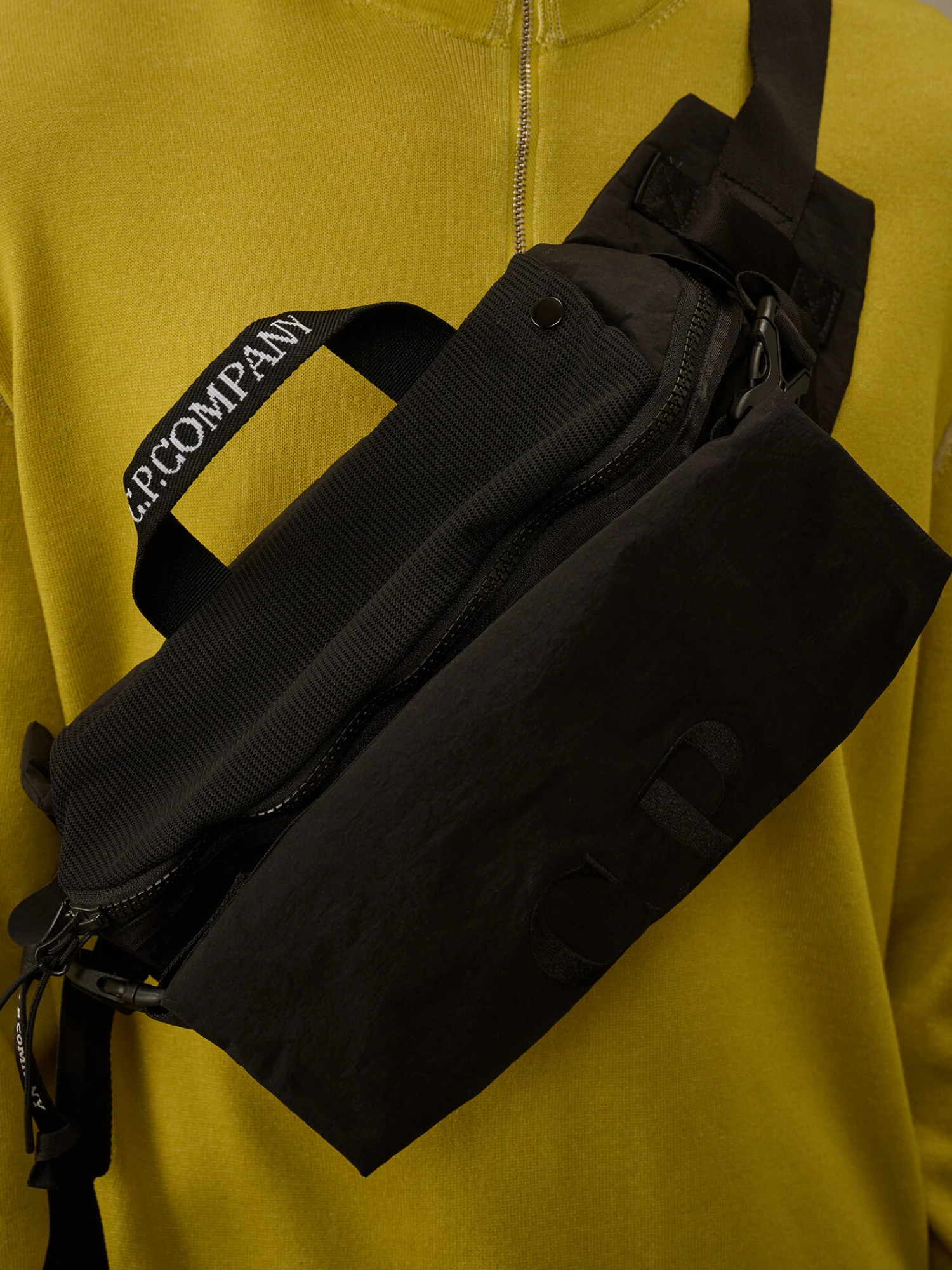 Сумка C.P. Company Plain Paper Touch Waistbag Black