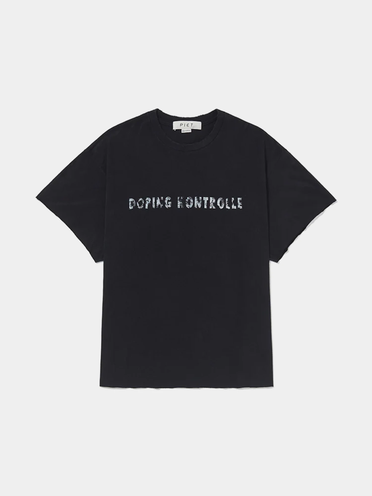 Футболка PIET Dopping Kontrolle Raw Edge Vintage Black