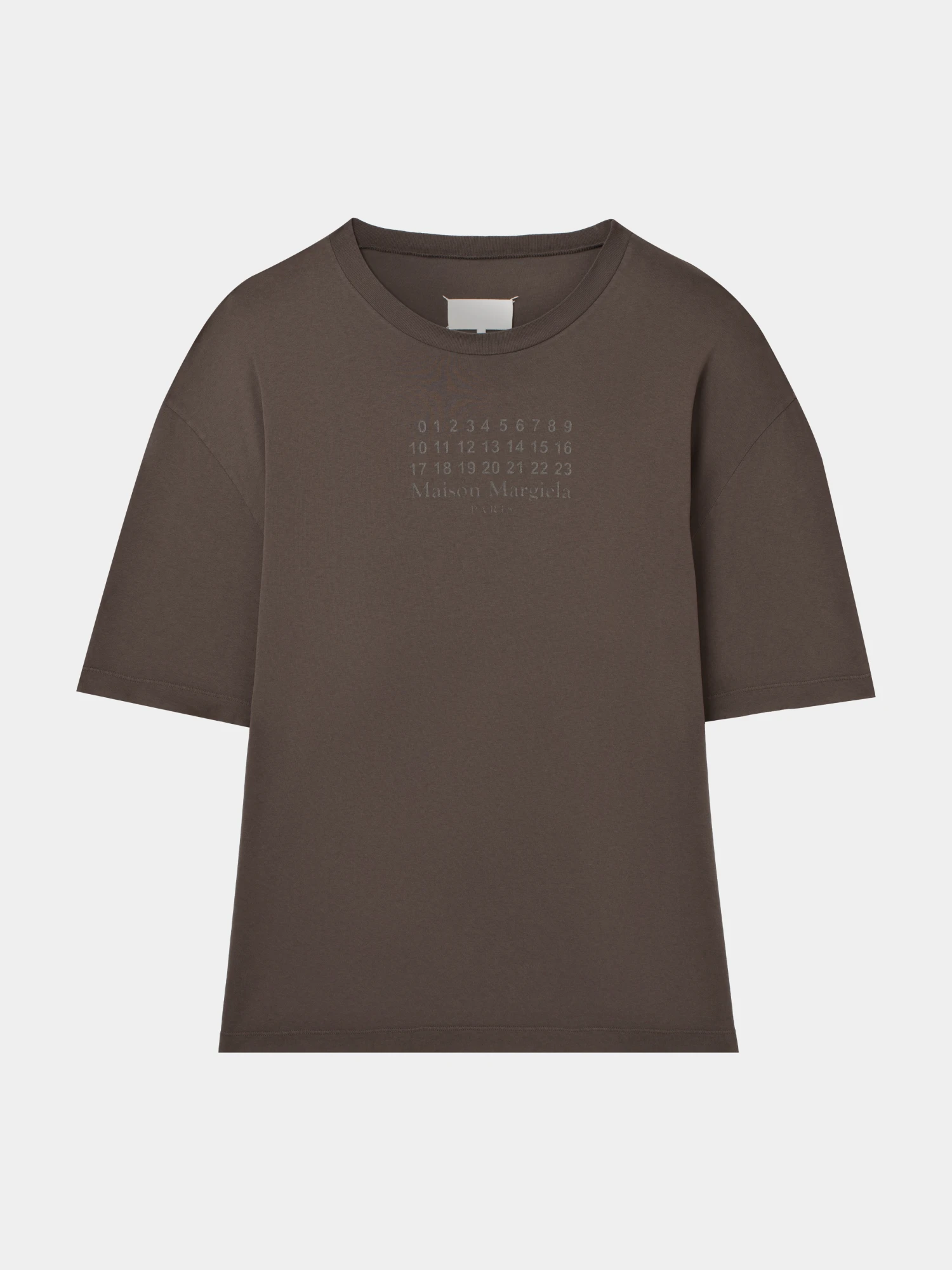 Футболка Maison Margiela Printed Logo Brown