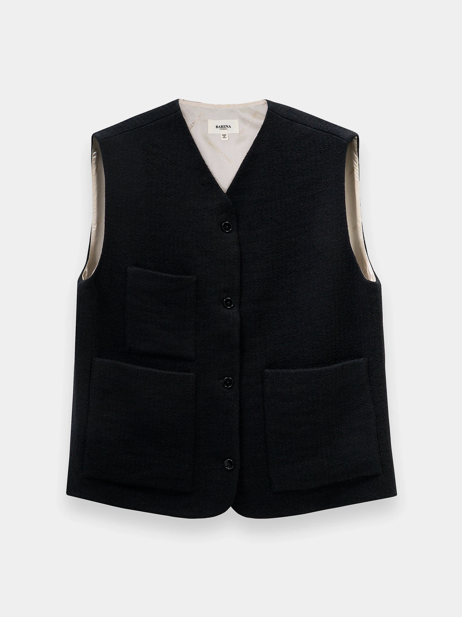 Женский жилет Barena Venezia Ted Verticale Black