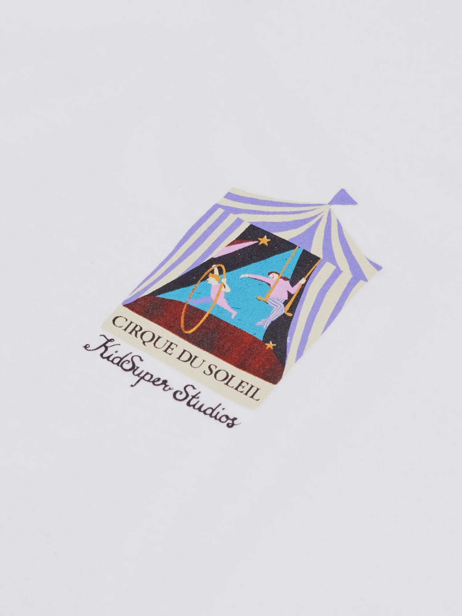 Футболка KidSuper Cirque Du Soleil Flag Tee White